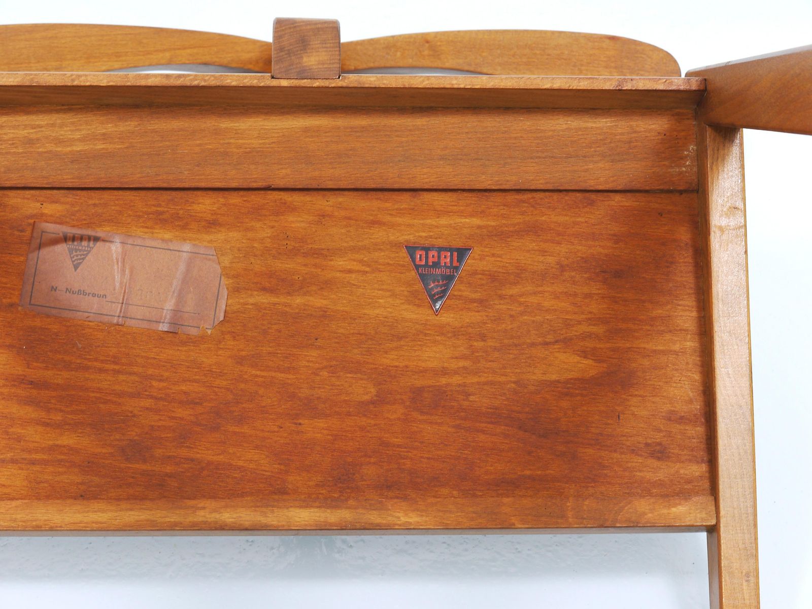 photo vintage Mid Century Zigzag Clothing Valet Dressing Stand By Opal, Germany, 1950s