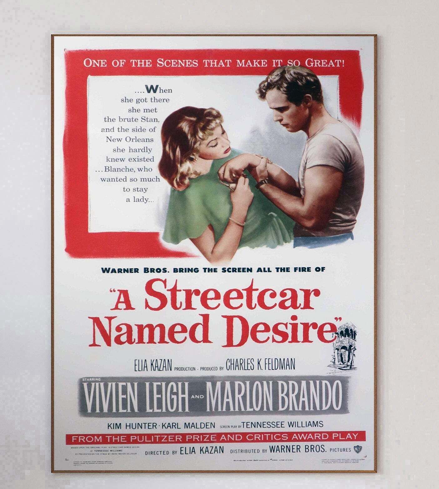 Streetcar Named Desire Original Vintage Poster photo 1112.0