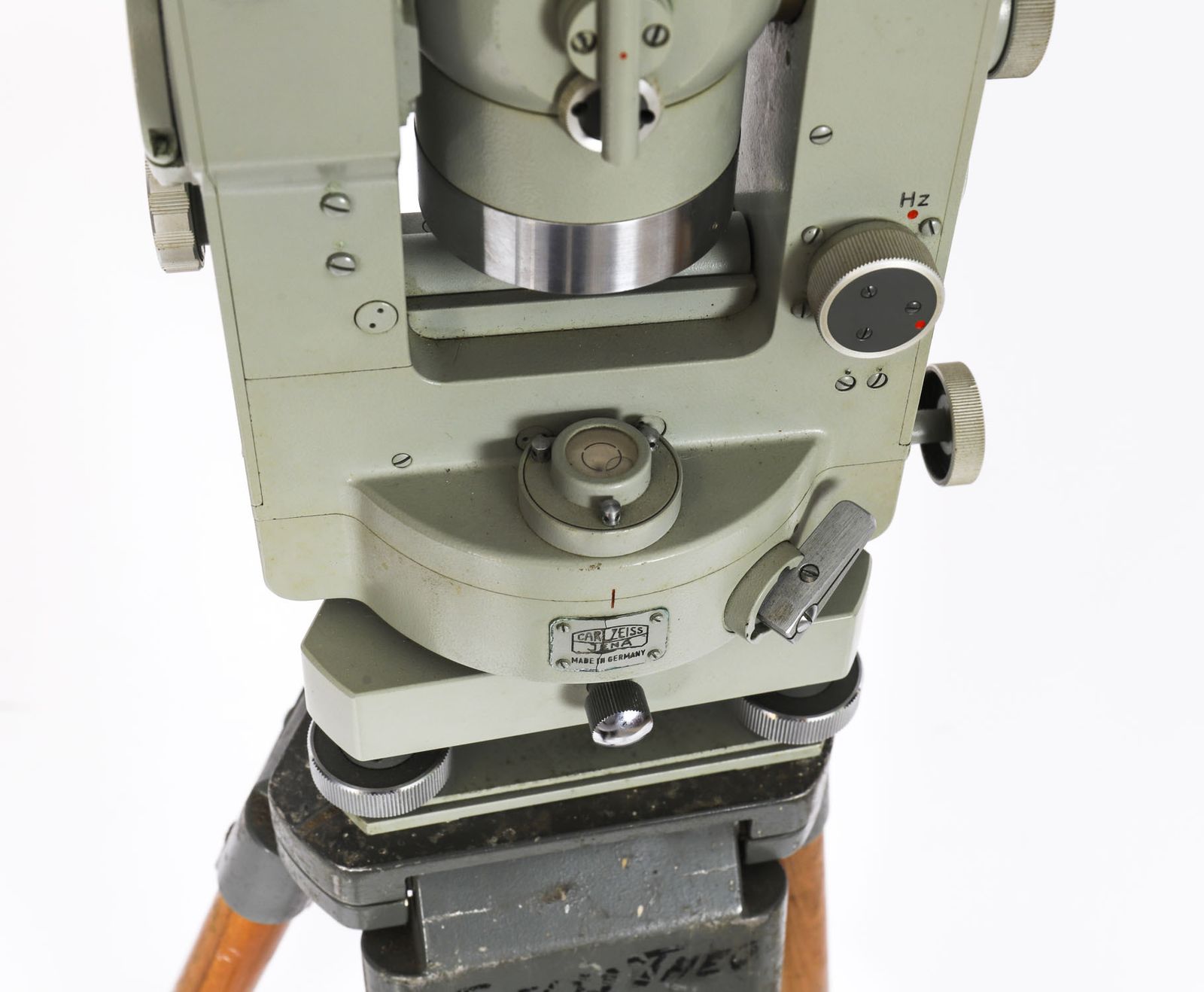 Vintage Carl Zeiss 'Theo 010' Theodolite & Tripod & Case  Mid 20th C photo 625.0