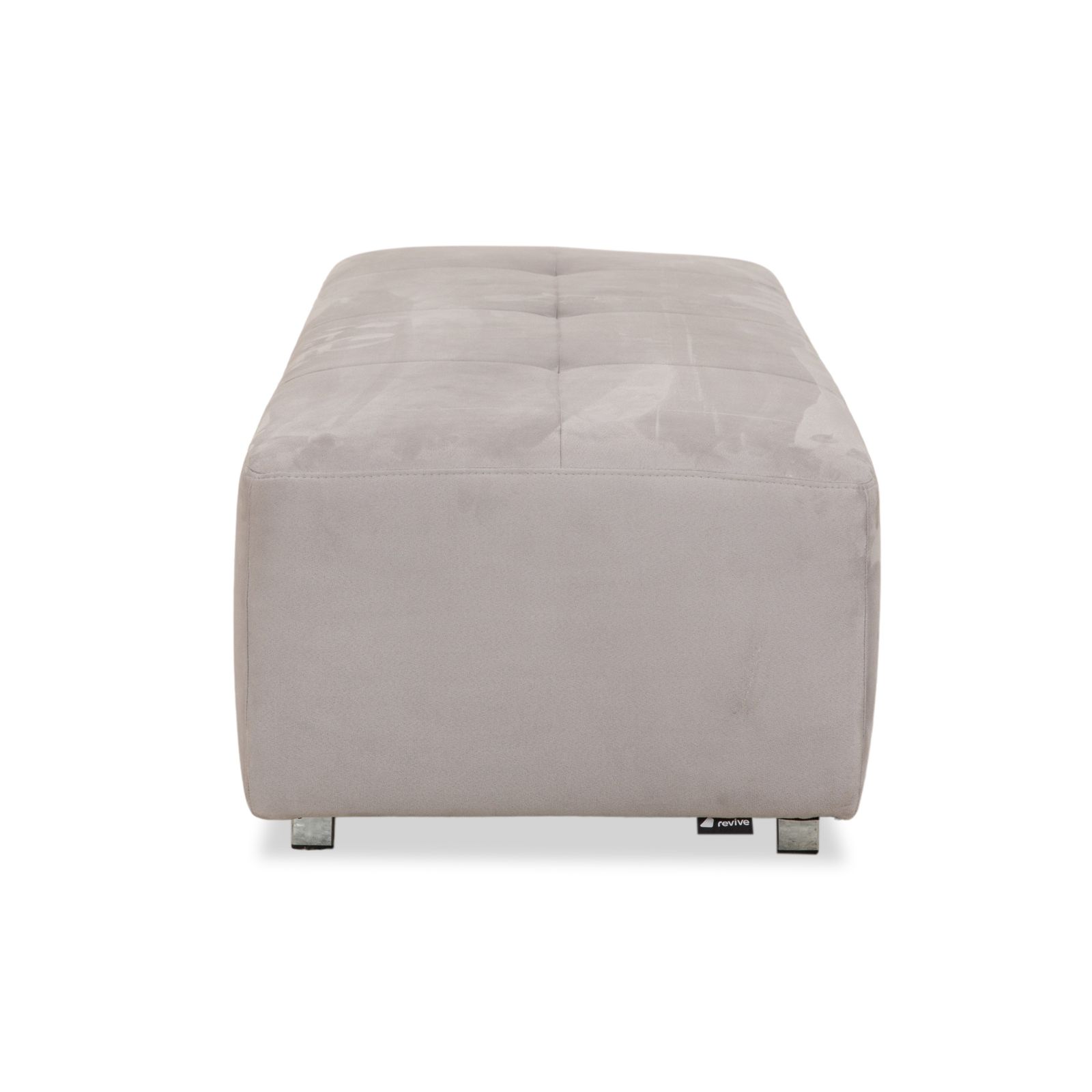 photo furniture Tabouret Ewald Schillig en tissu gris