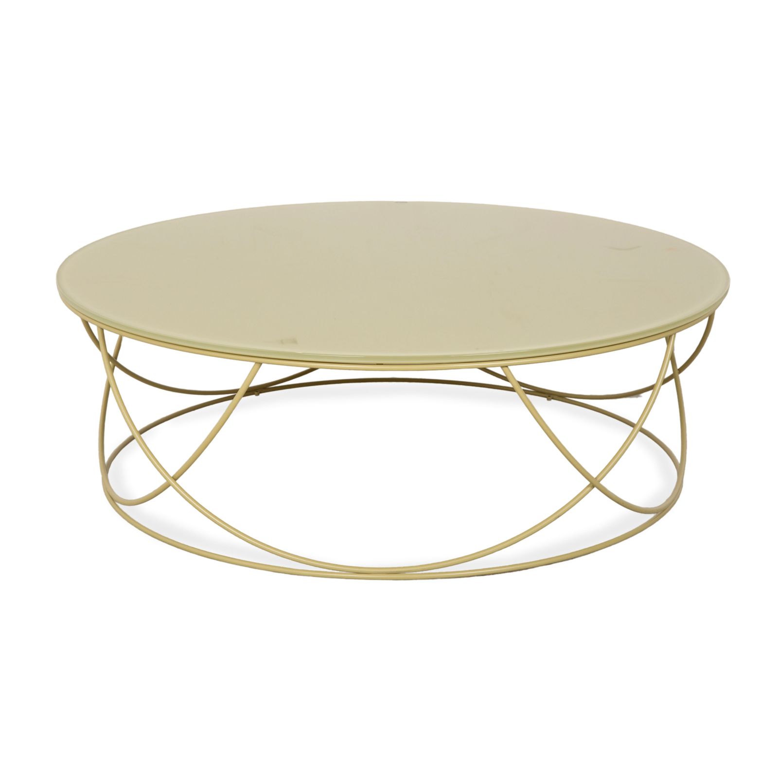 Rolf Benz 8770 Glass Green Olive Coffee Table 95 Cm photo buy