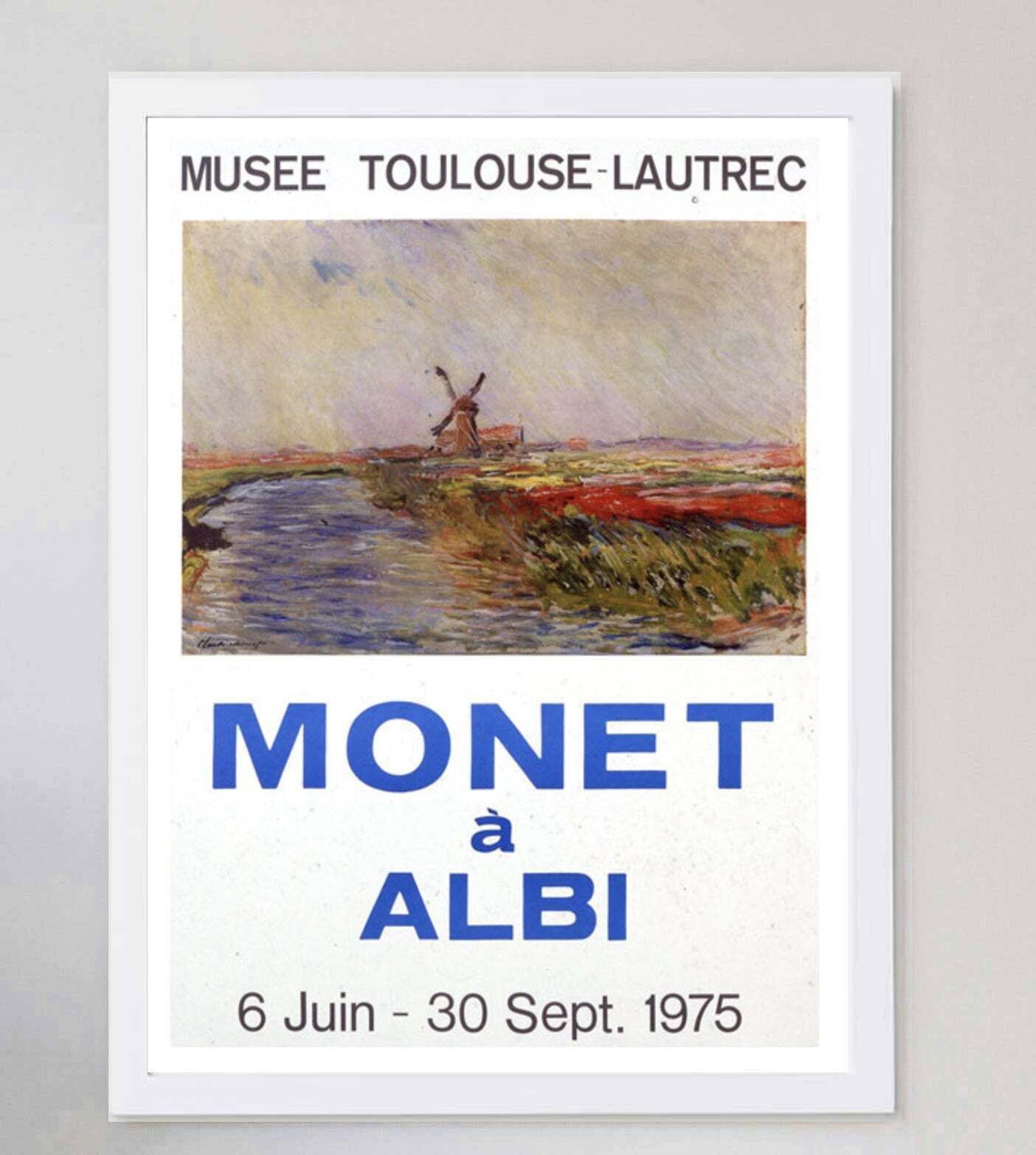 Claude Monet   Musee Toulouse Lautrec Original Vintage Poster photo for sale