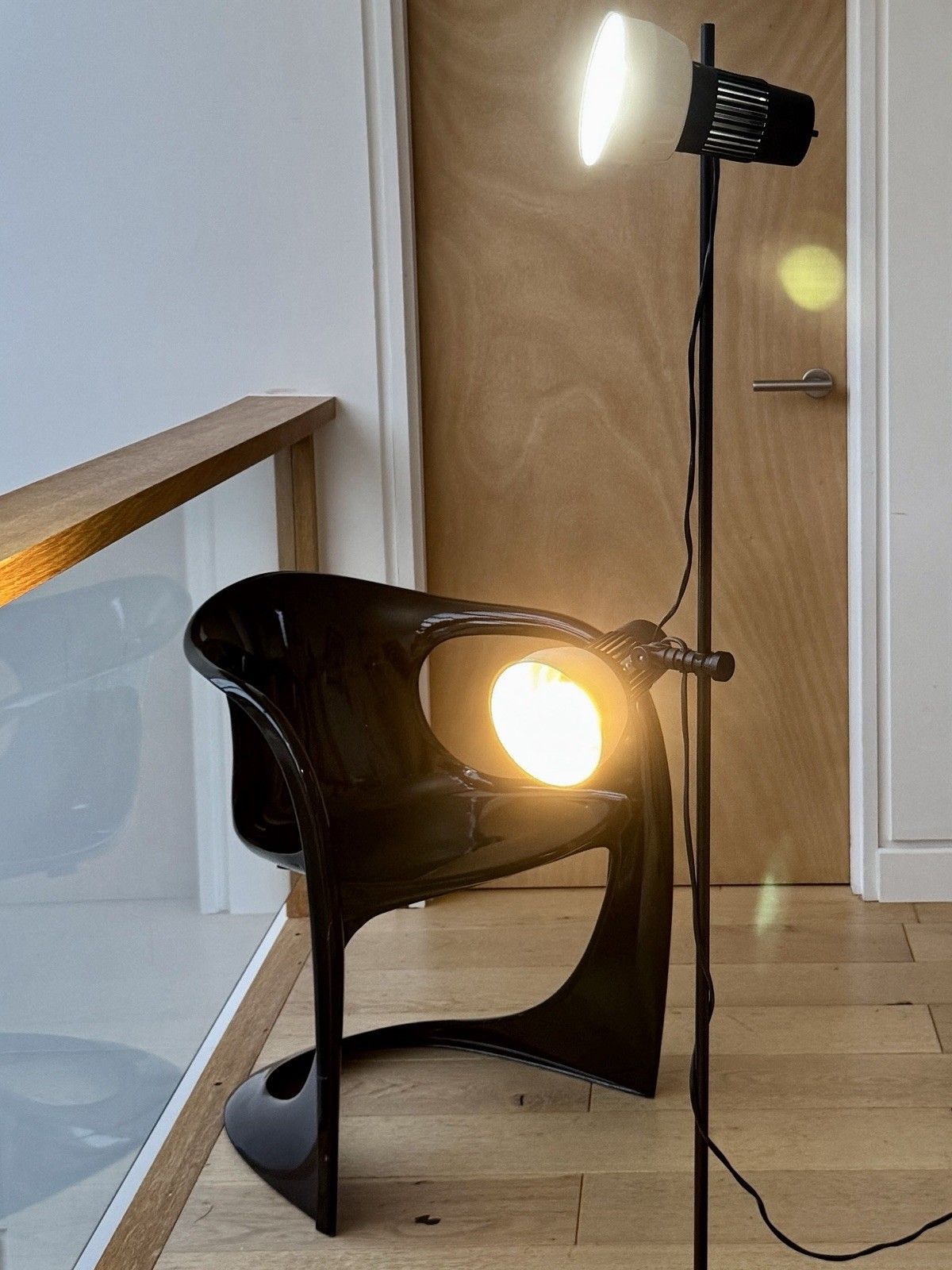 Vintage 1970s Prova Twin Spotlight Floor Lamp Made In Denmark photo vintage