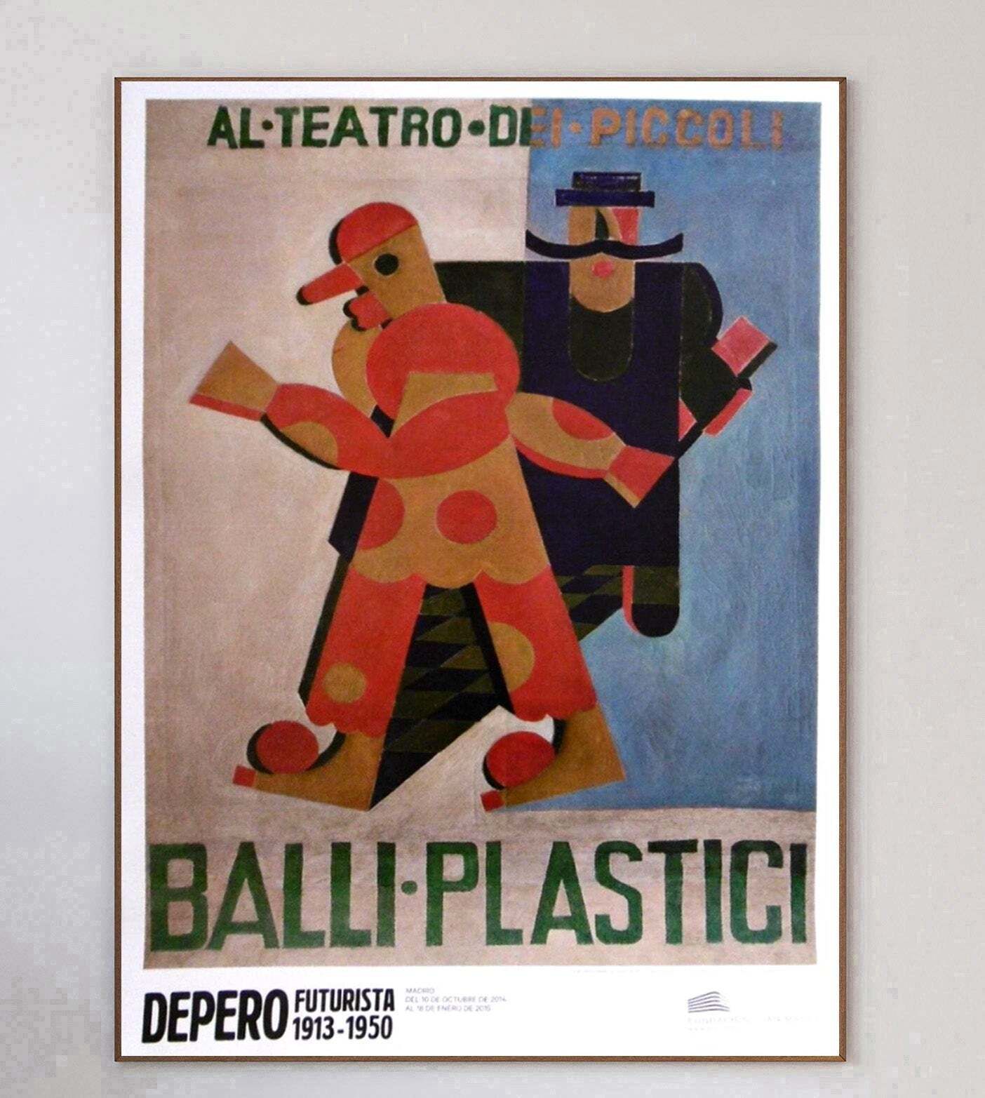 Fortunato Depero   Futurista Original Vintage Poster photo 259.0