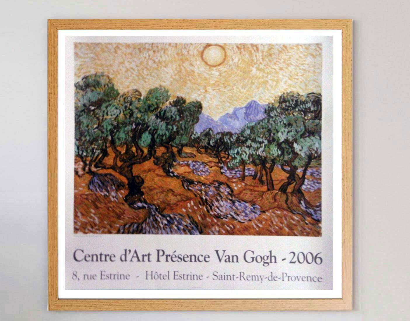 Vincent Van Gogh   Centre D'art Presence Saint Remy De Provence  Original Vintage Poster photo Art
