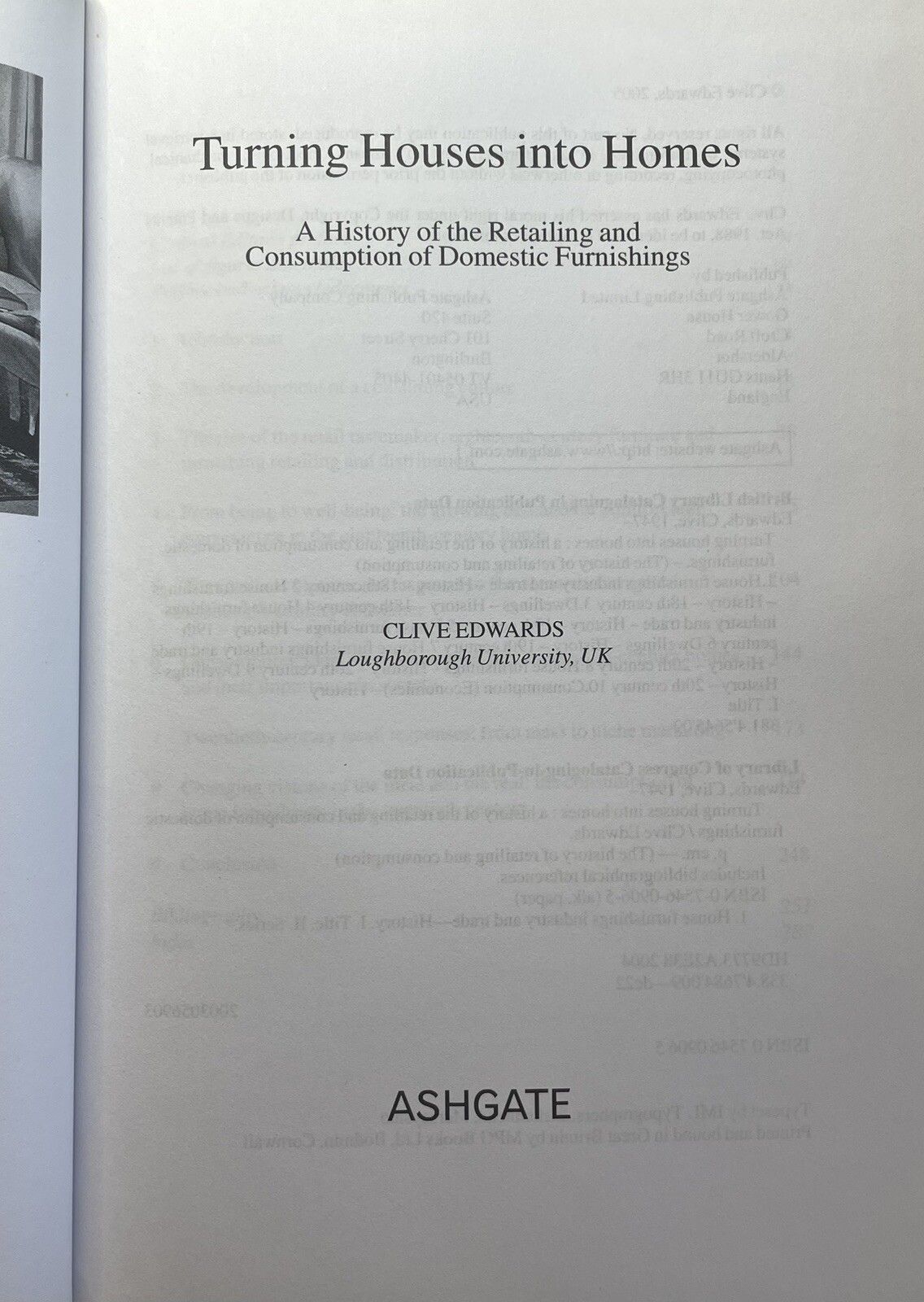 Turning Houses Into Homes Book Hard Cover Clive Edward’s Historical Furnishings photo vintage