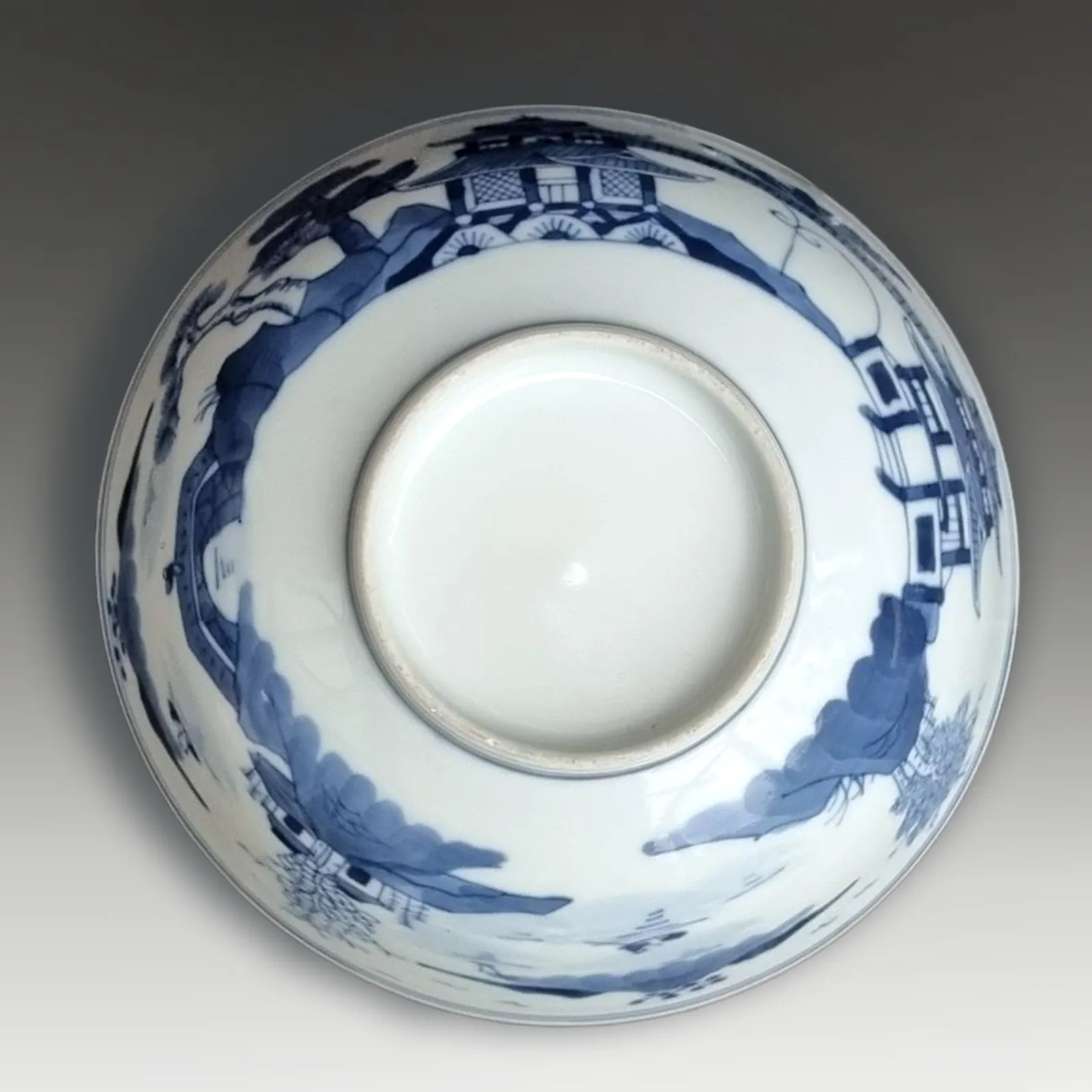 Antique Chinese Nanking Circa 1820  Porcelain Bowl. Lovely Quality  16.5cm D photo vintage
