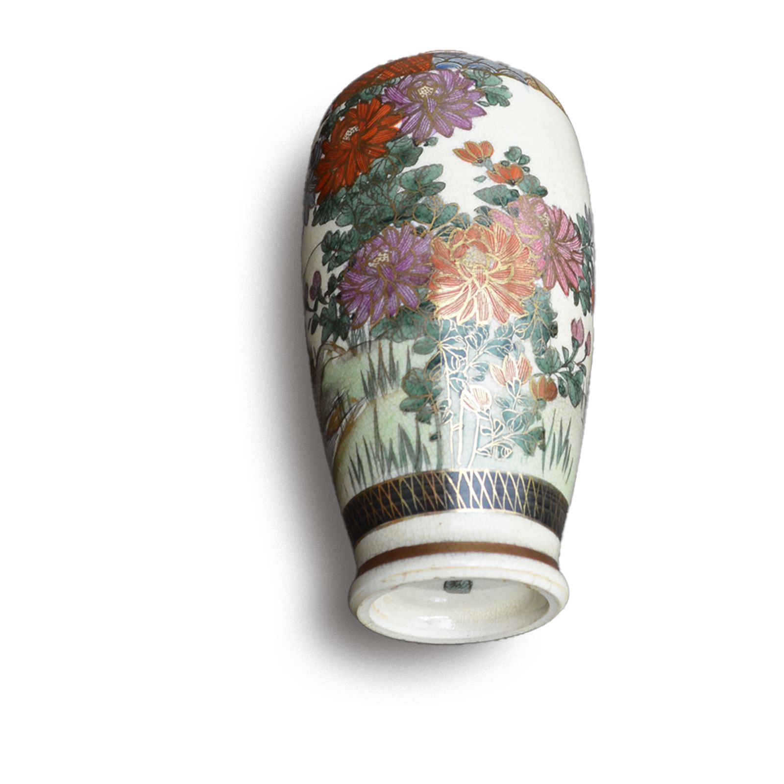 Japanese Late Meiji Satsuma Vase By Ichizan 16cm (6.5") High  Lovely Quality photo furniture