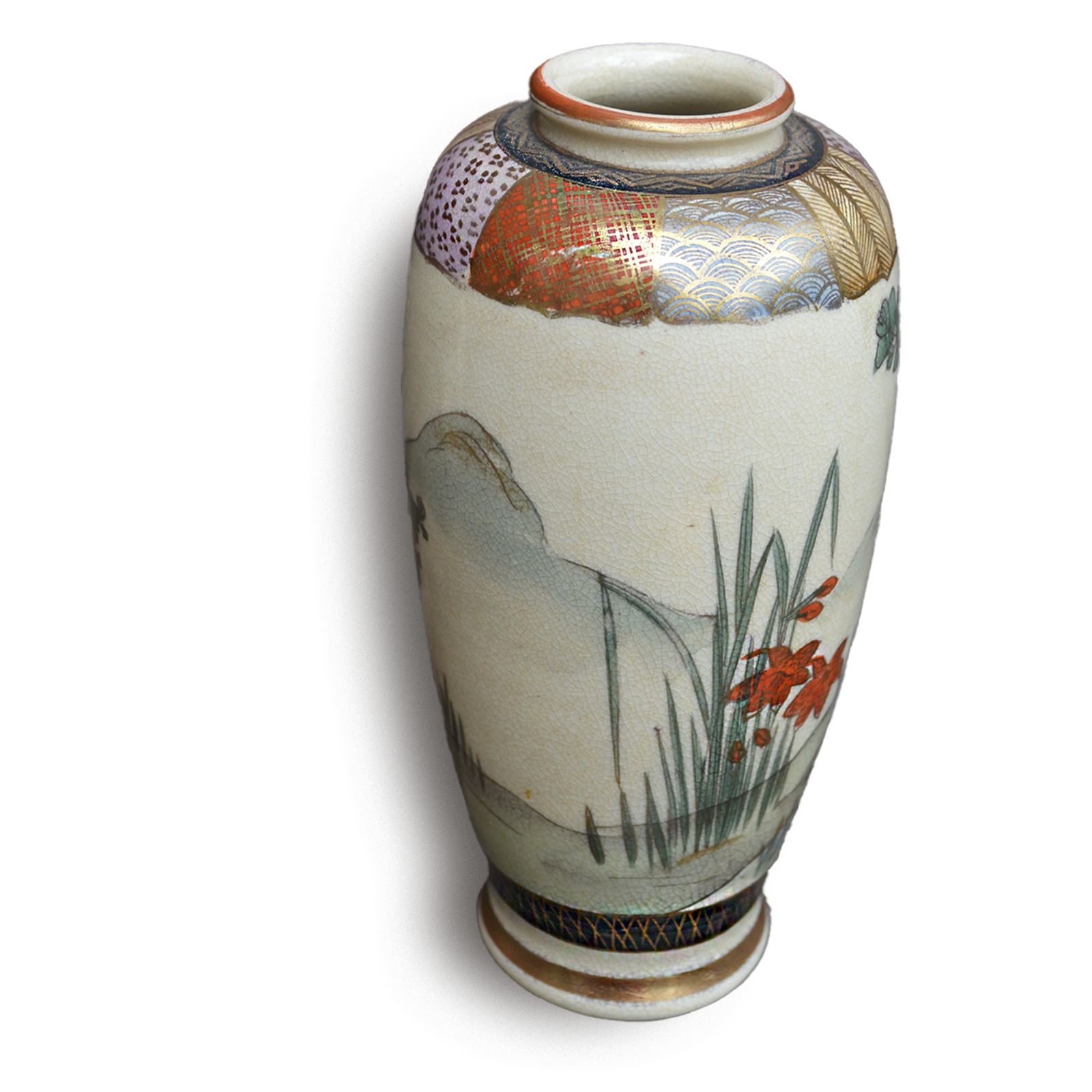 Japanese Late Meiji Satsuma Vase By Ichizan 16cm (6.5") High  Lovely Quality photo Home Decor