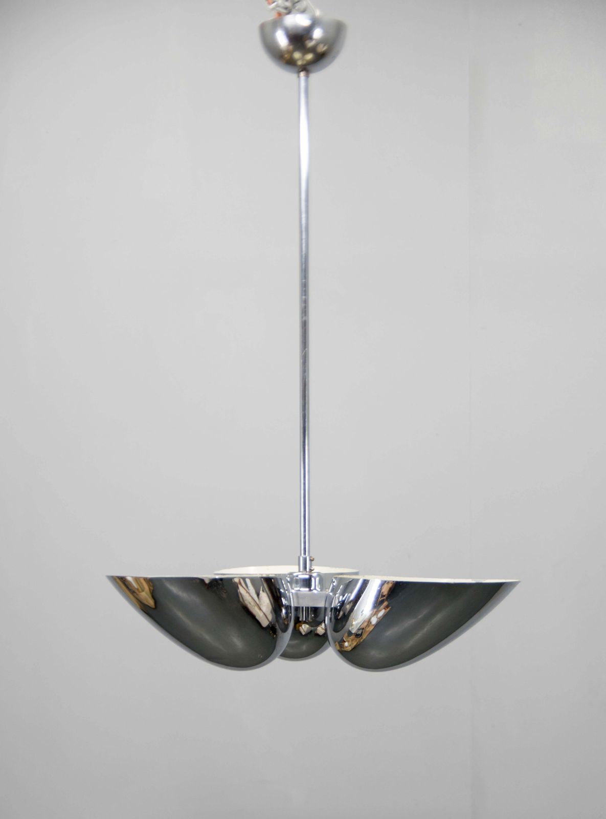 Rare Bauhaus Chandelier By Zukov , 1940s photo for sale
