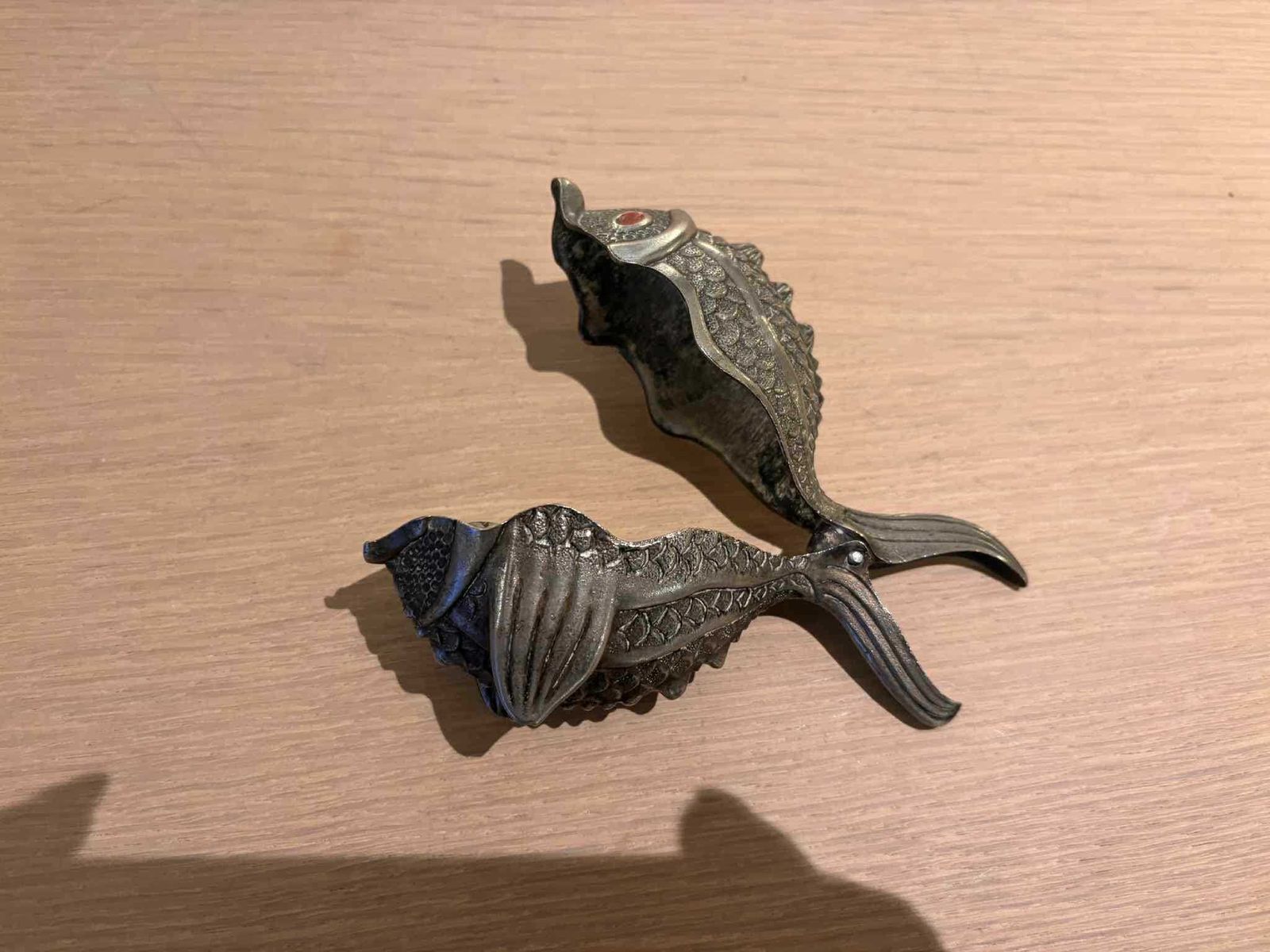 Fish Box Originally An Ashtray  Decorative Box Modernist Fish Collectible Barware Mcm 1950s Gift For Him Bar Cart Decor photo vinterior