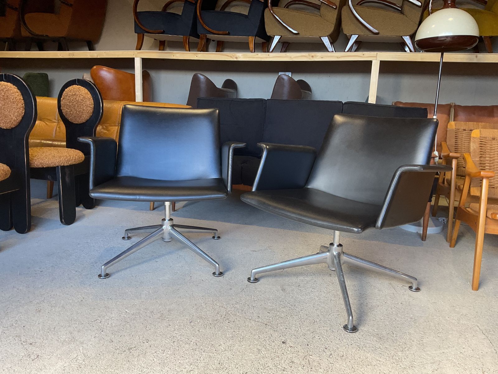 photo for sale Knoll, Bauhaus Style Armchairs Designed By Brunner , 2013, Set Of 2