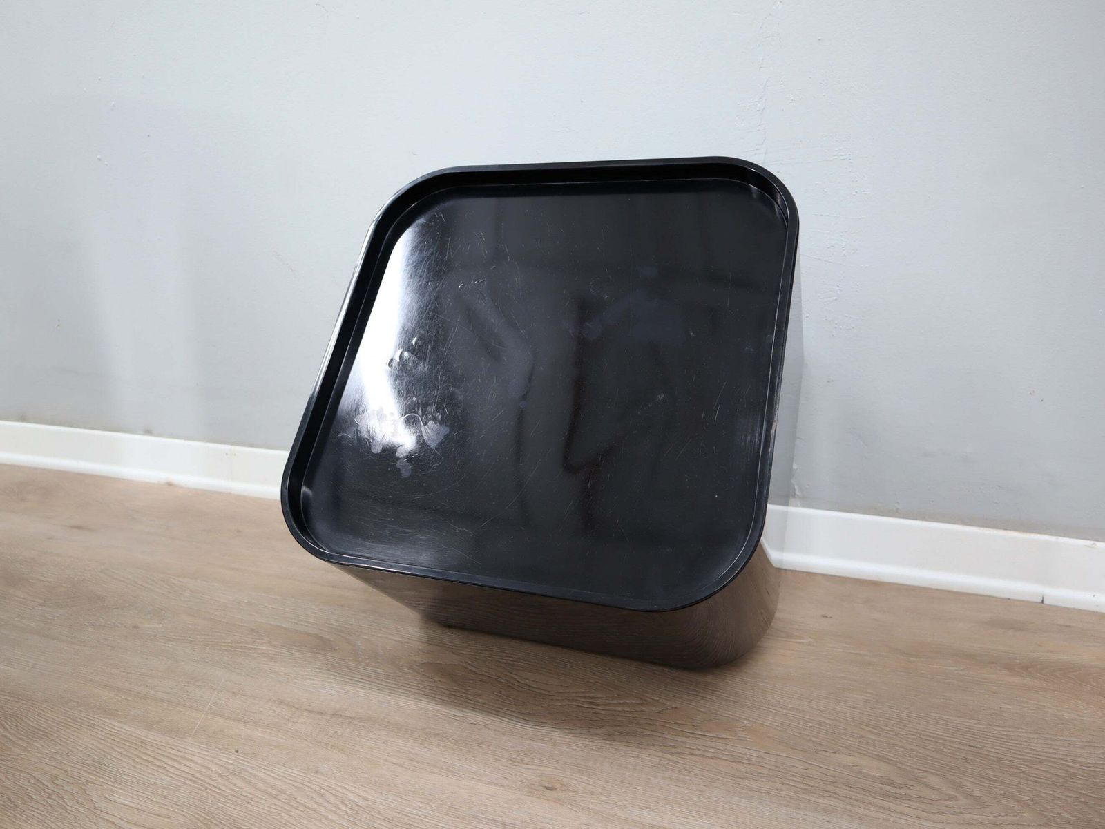 photo furniture Kartell Componibili 4970 Anna Castelli Vintage Black Modular Trolley 1960s