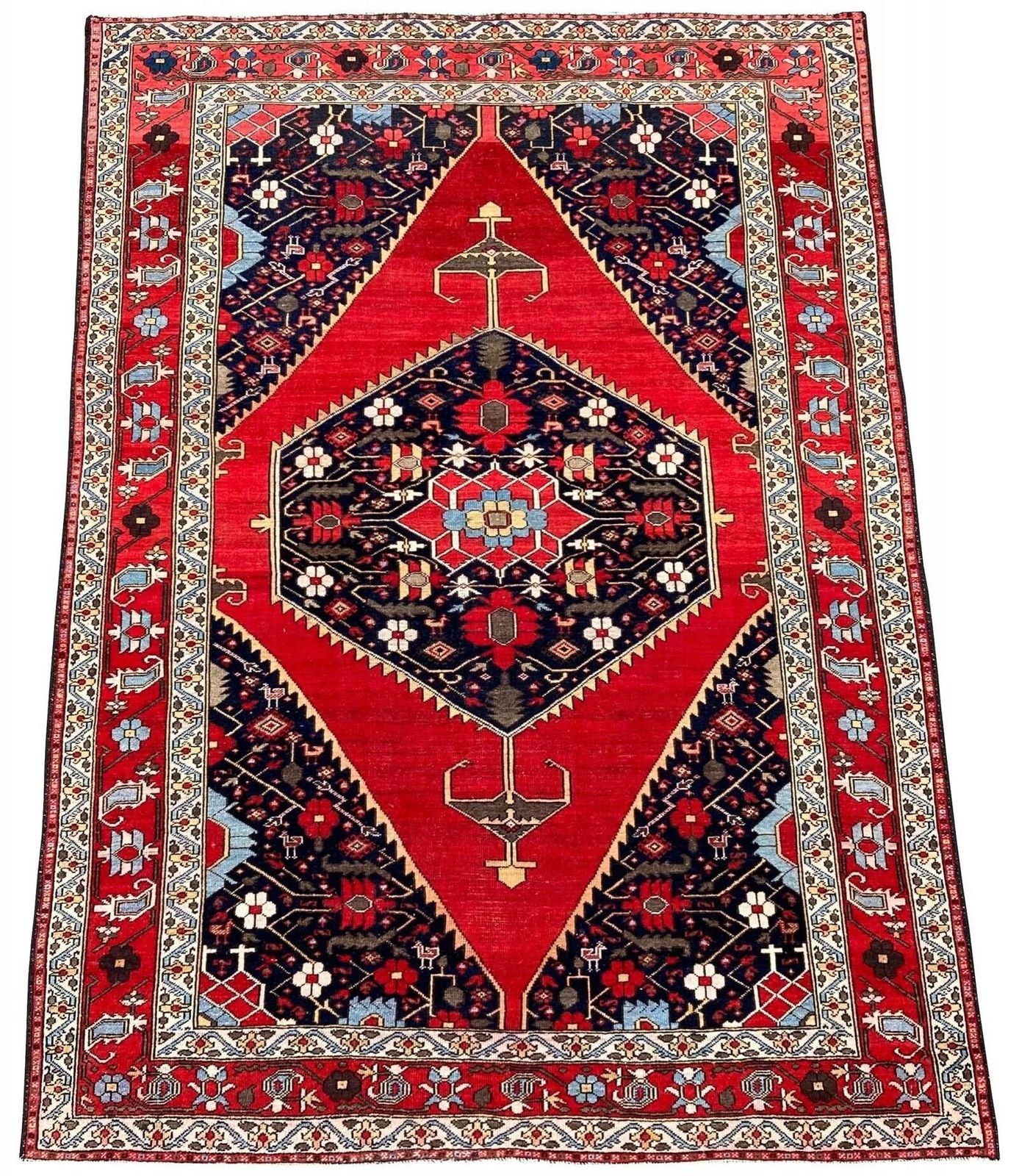 Antique Mazlagan Rug 1.87m X 1.41m photo furniture