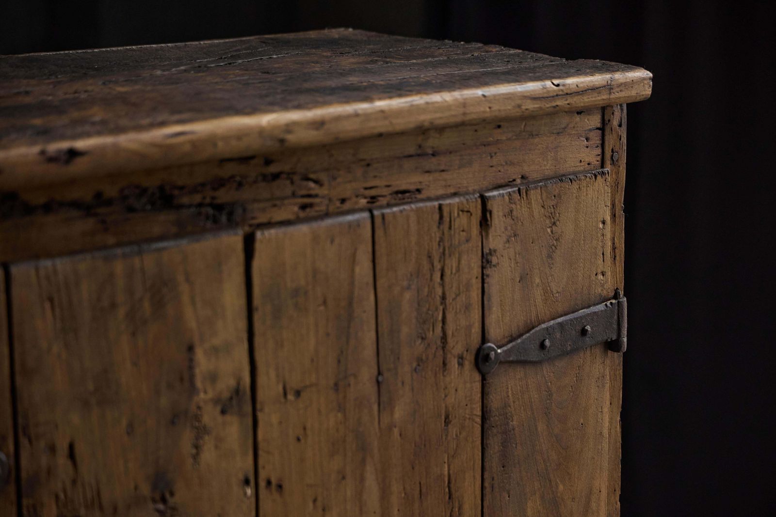 Rustic Travail Populaire Cabinet, France, Late 18th Century photo Furniture