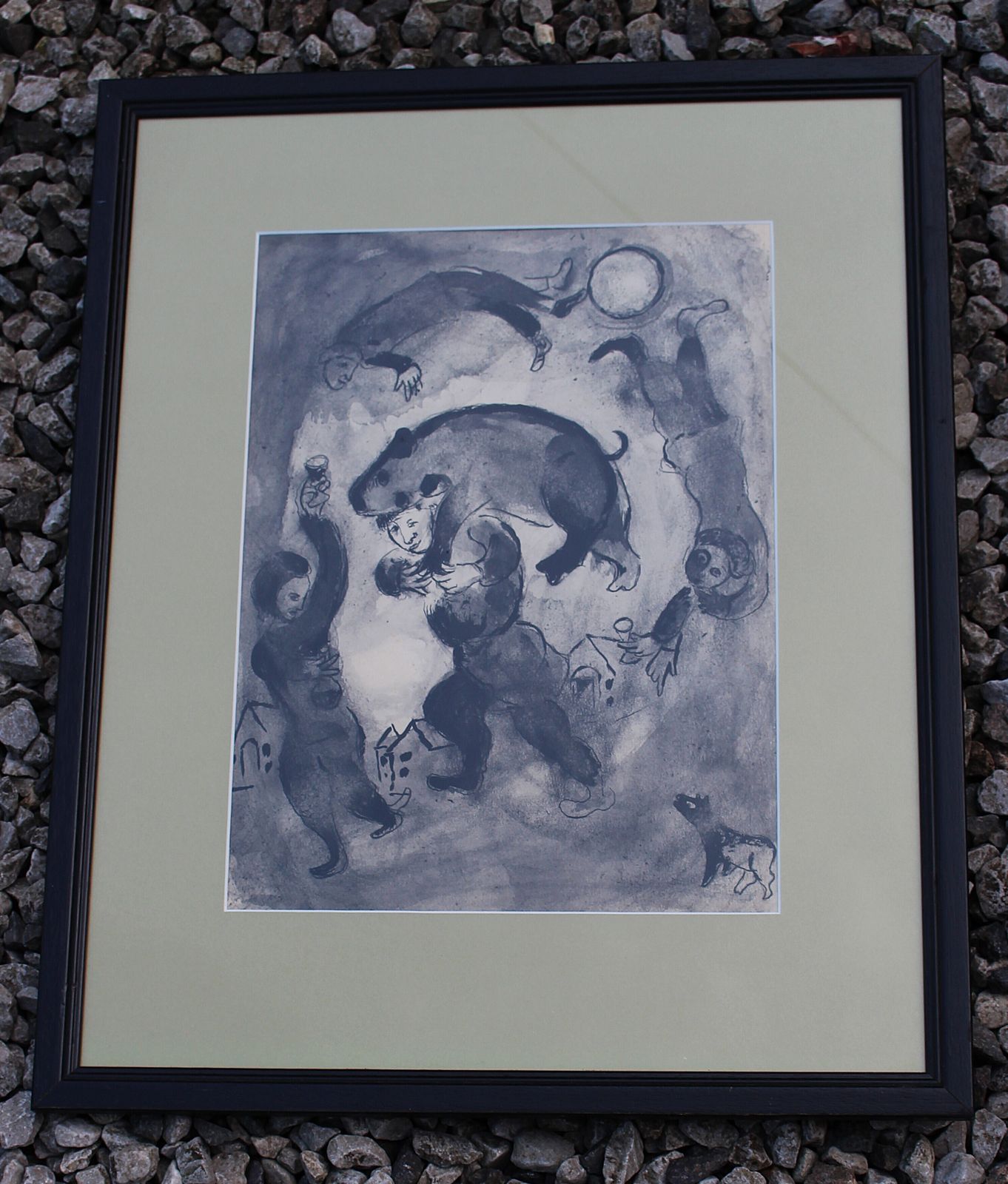 Original Heliogravure From "Le Philosophie Vindicatif"  By Marc Chagall 1950 photo for sale