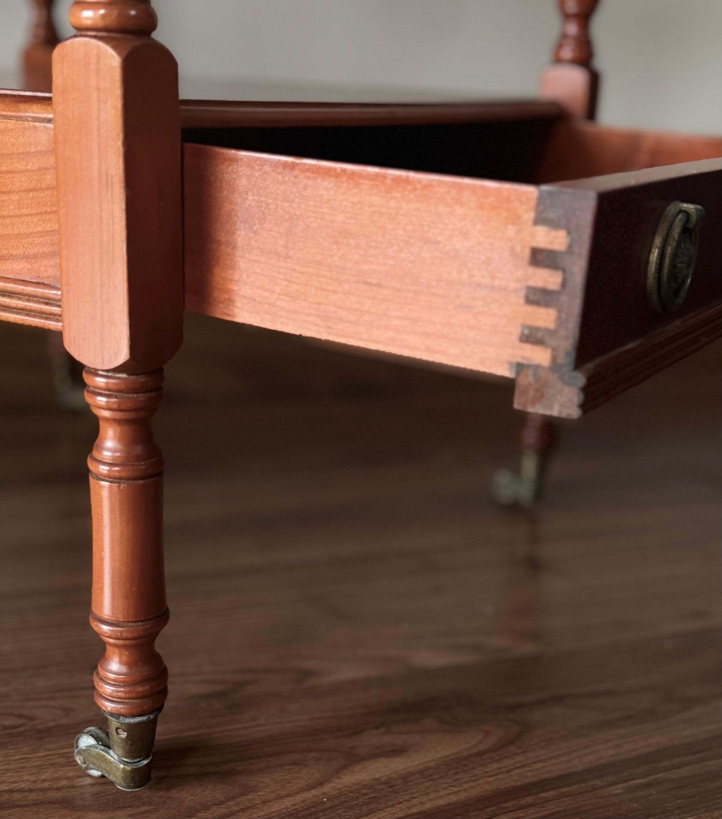 photo buy Early 20th Pair Of Oak Nightstands With Drawer And One Shelve