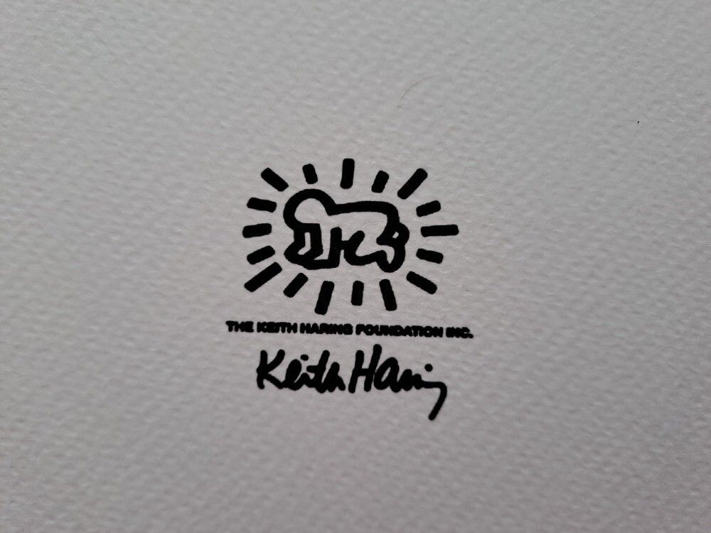 Keith Haring Signed Baby Certificate photo 650.0