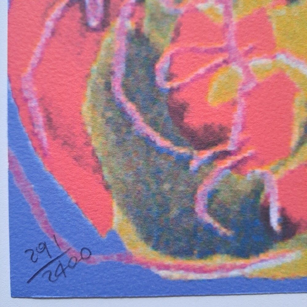 1980s Andy Warhol Signed Limited Edition Lithograph Zebra photo for sale