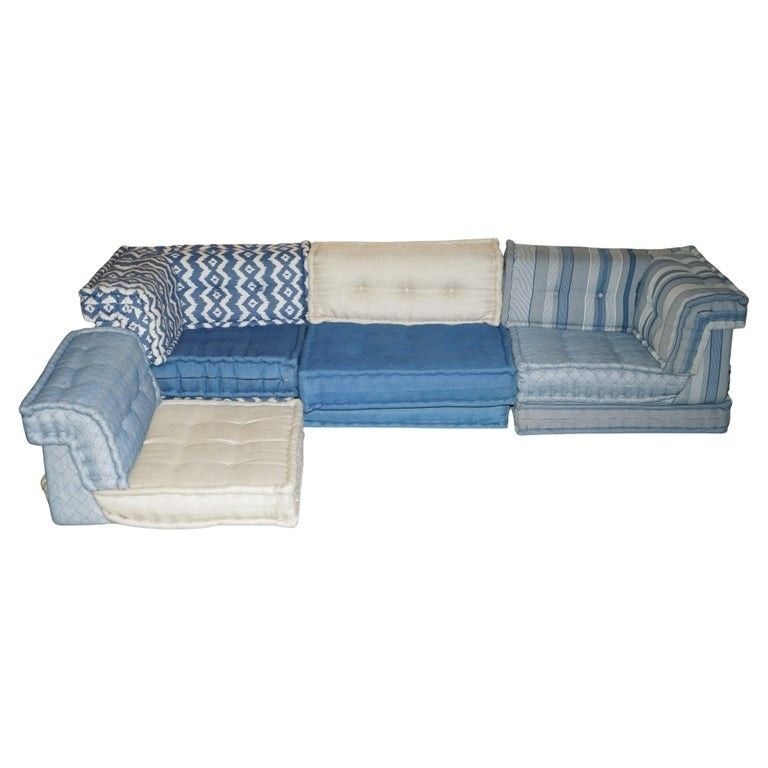 Roche Bobois 11 Piece Kenzo Mah Jong By Hans Hopfer Corner Modular Sofa Set