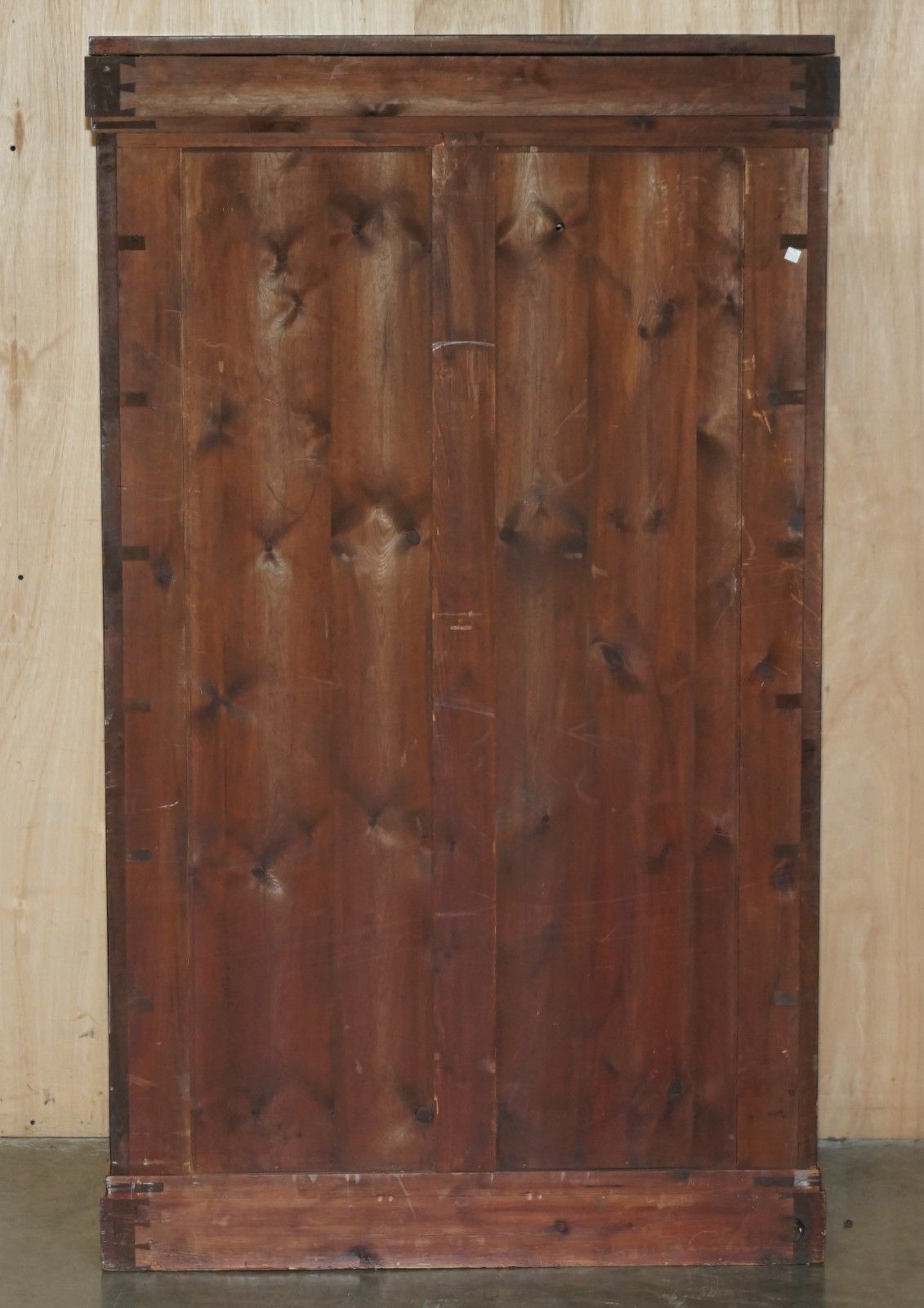 photo for sale Pair Of Antique Estate Made Bow Fronted 168.5cm Walnut Tallboy Chest Of Drawers
