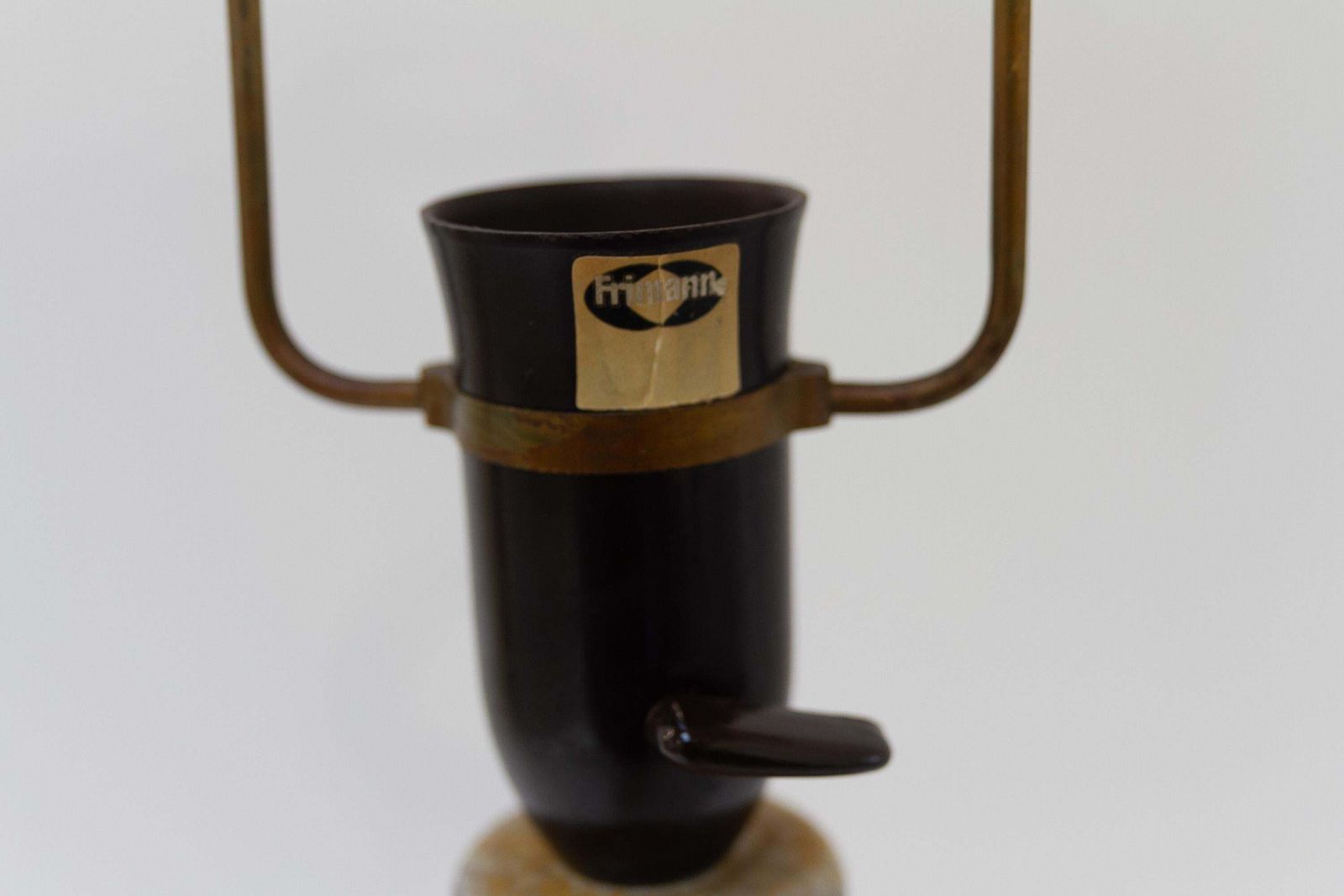 photo buy Tall Danish Mid Century Stoneware Table Lamp By Frimann, 1970s.