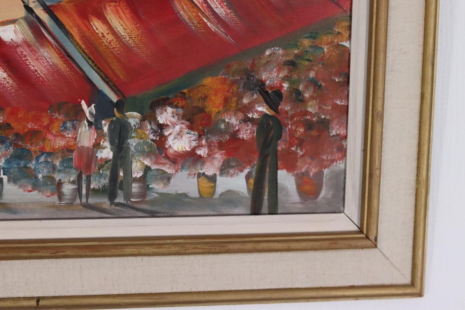 photo buy Original Swedish Oil On Canvas – “Madelientorget I Paris” By Hartvig Jarlhov – Signed & Framed – 71.5 × 48.5 Cm (28.1" × 19.1")