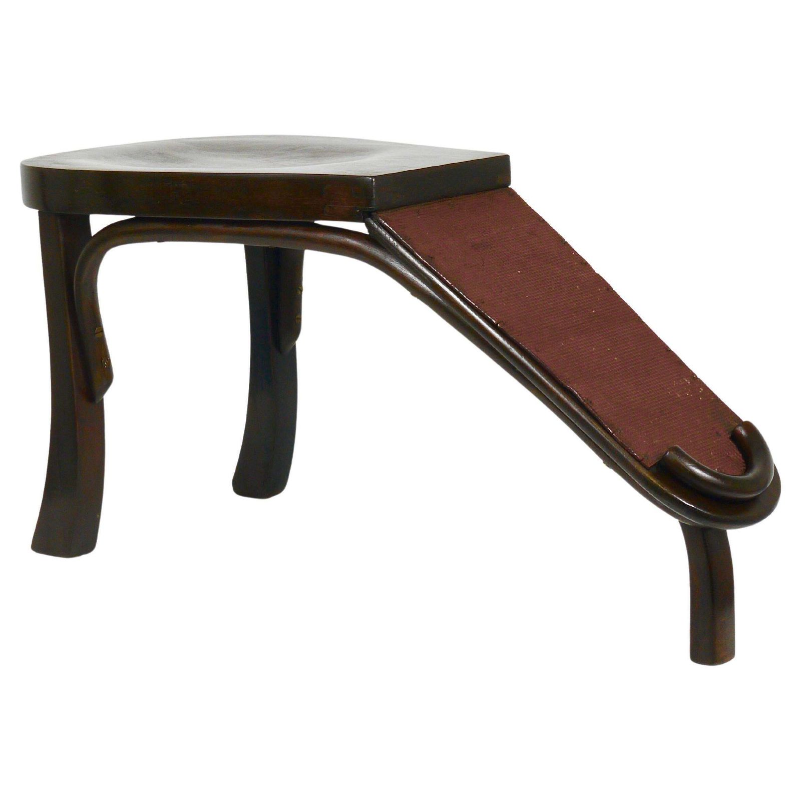 Thonet Art Nouveau Bentwood Shoe Shine Or Fitting Stool, Vienna, Austria, 1900s