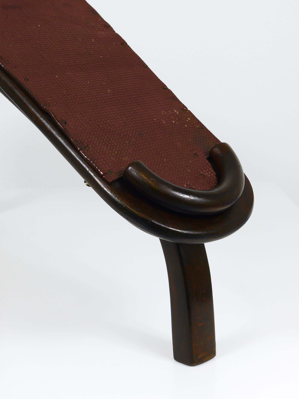 Thonet Art Nouveau Bentwood Shoe Shine Or Fitting Stool, Vienna, Austria, 1900s photo Furniture