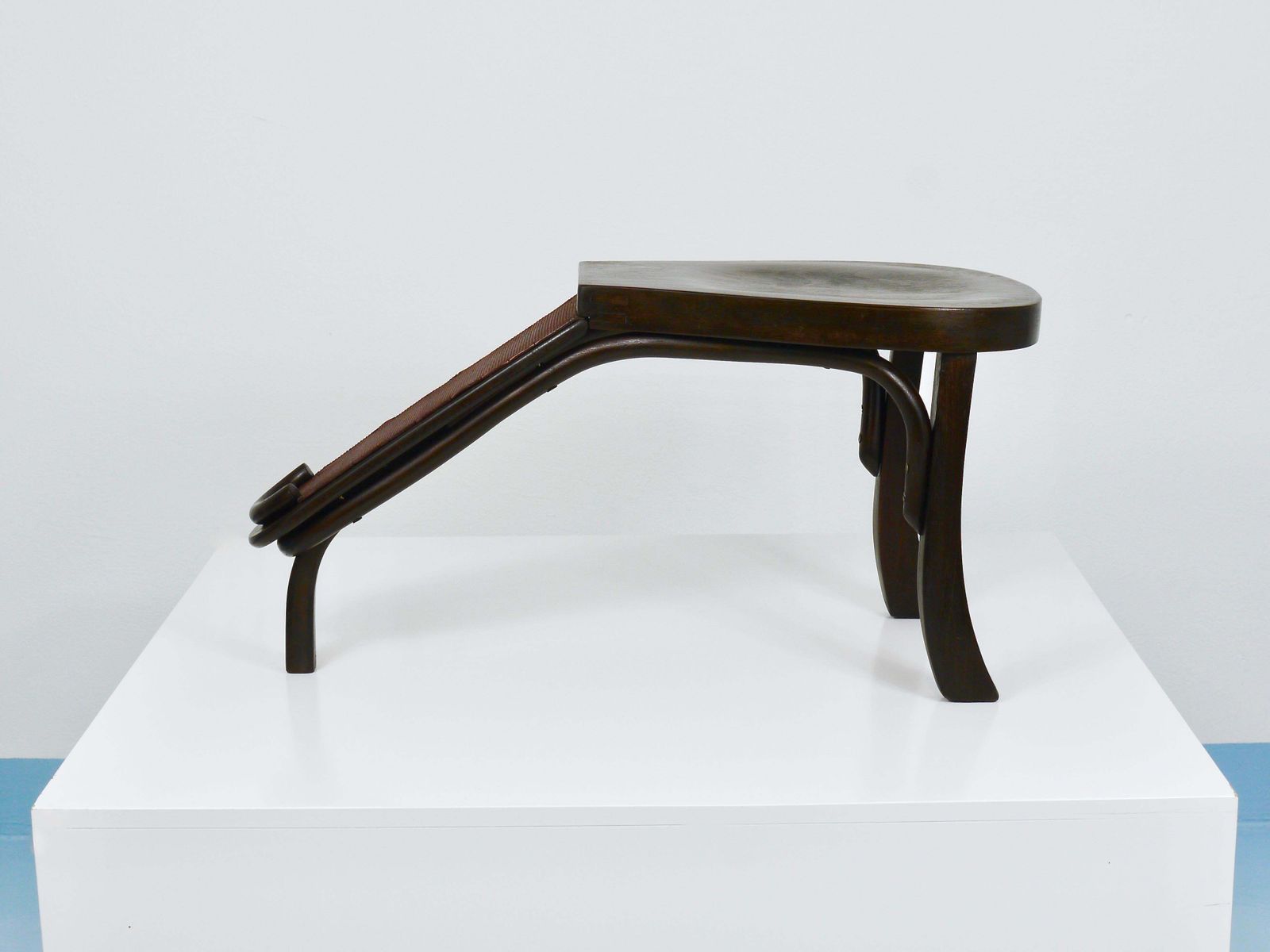 photo for sale Thonet Art Nouveau Bentwood Shoe Shine Or Fitting Stool, Vienna, Austria, 1900s