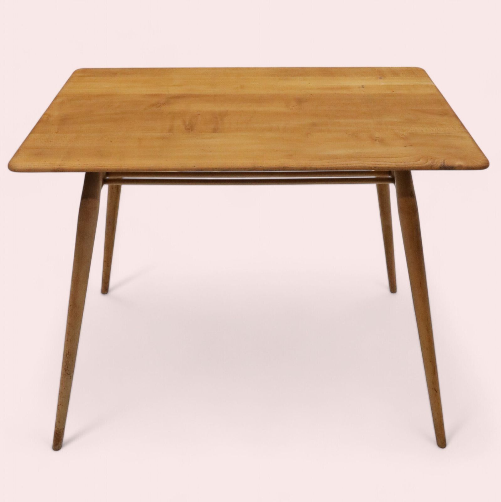 photo buy Ercol Furniture Breakfast/Dining Table Rails Light Finish #393 Free Uk Delivery