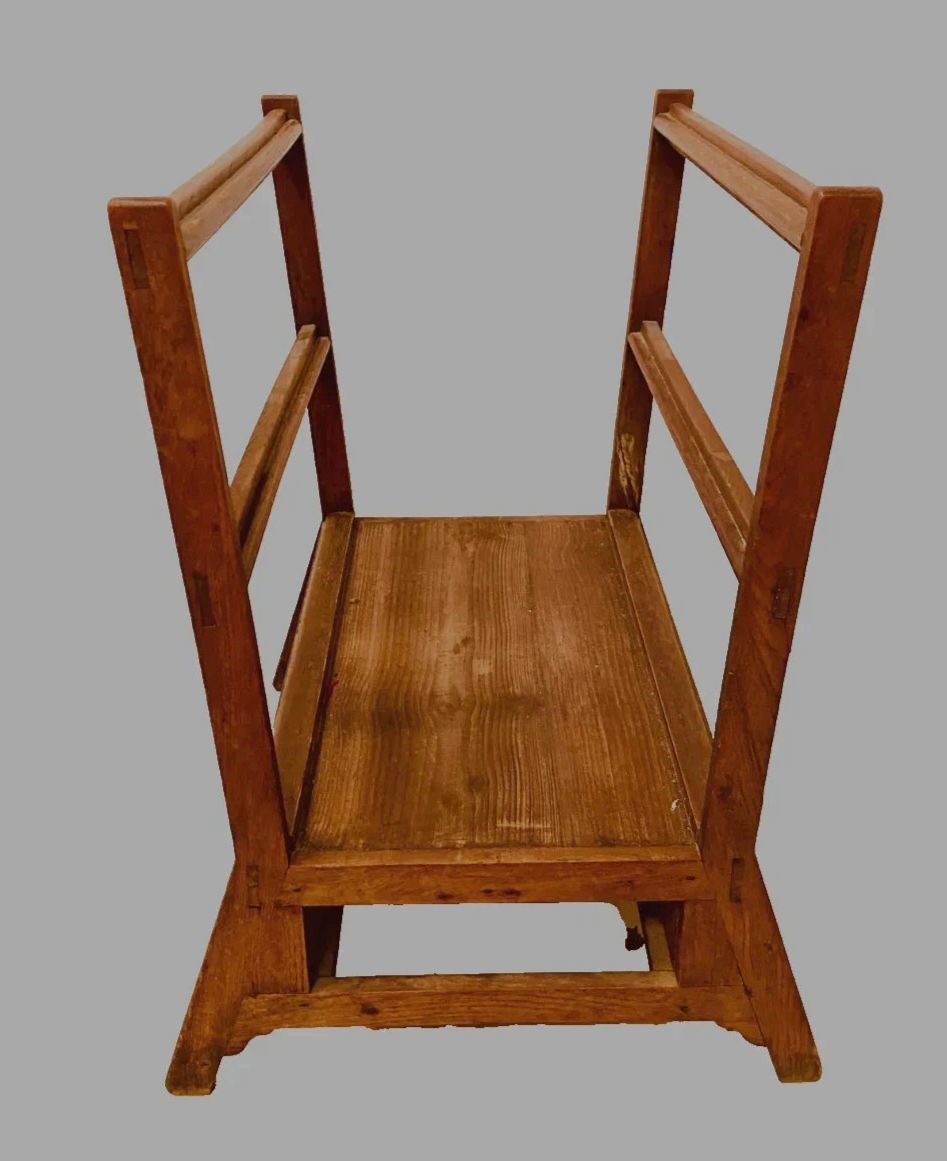 Solid Oak Drawing Cardboard Holder 20th Century photo furniture