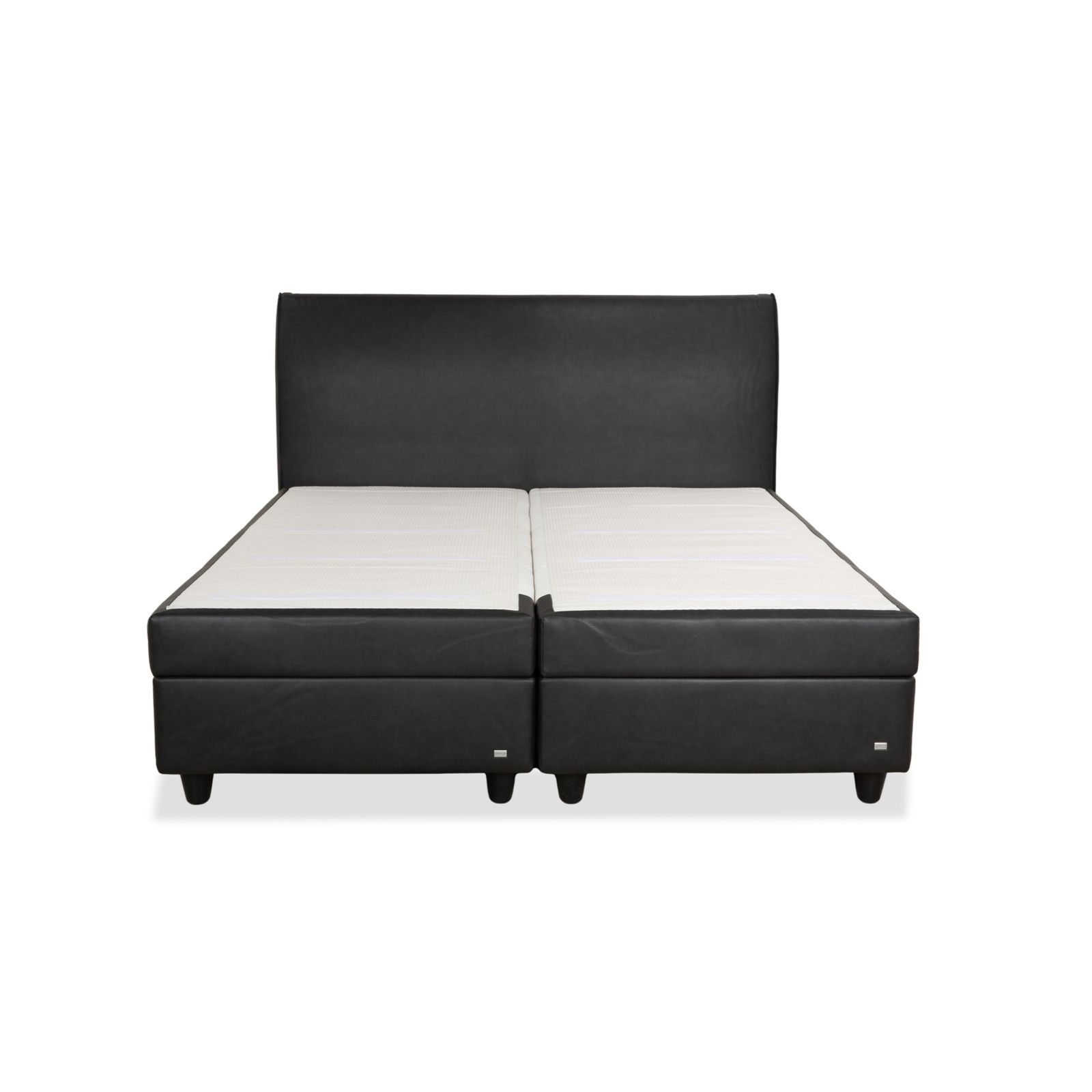 Lit Ruf en simili cuir noir/anthracite, 180 x 200 cm photo buy