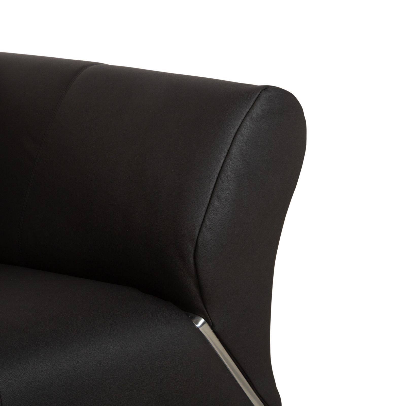 Rolf Benz 322 Vegan Leather Three Seater Anthracite Dark Grey Sofa New Cover photo Furniture