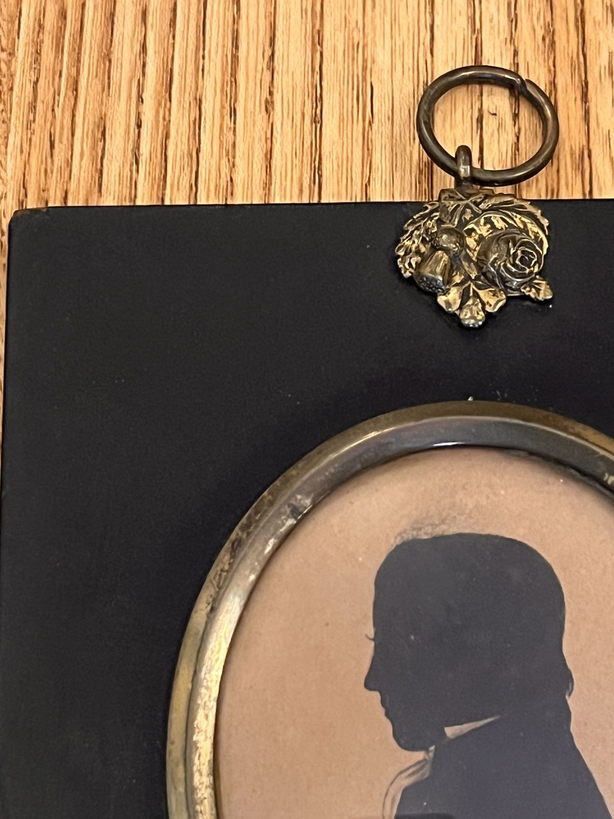photo furniture Georgian Framed Miniature Silhouette Painting