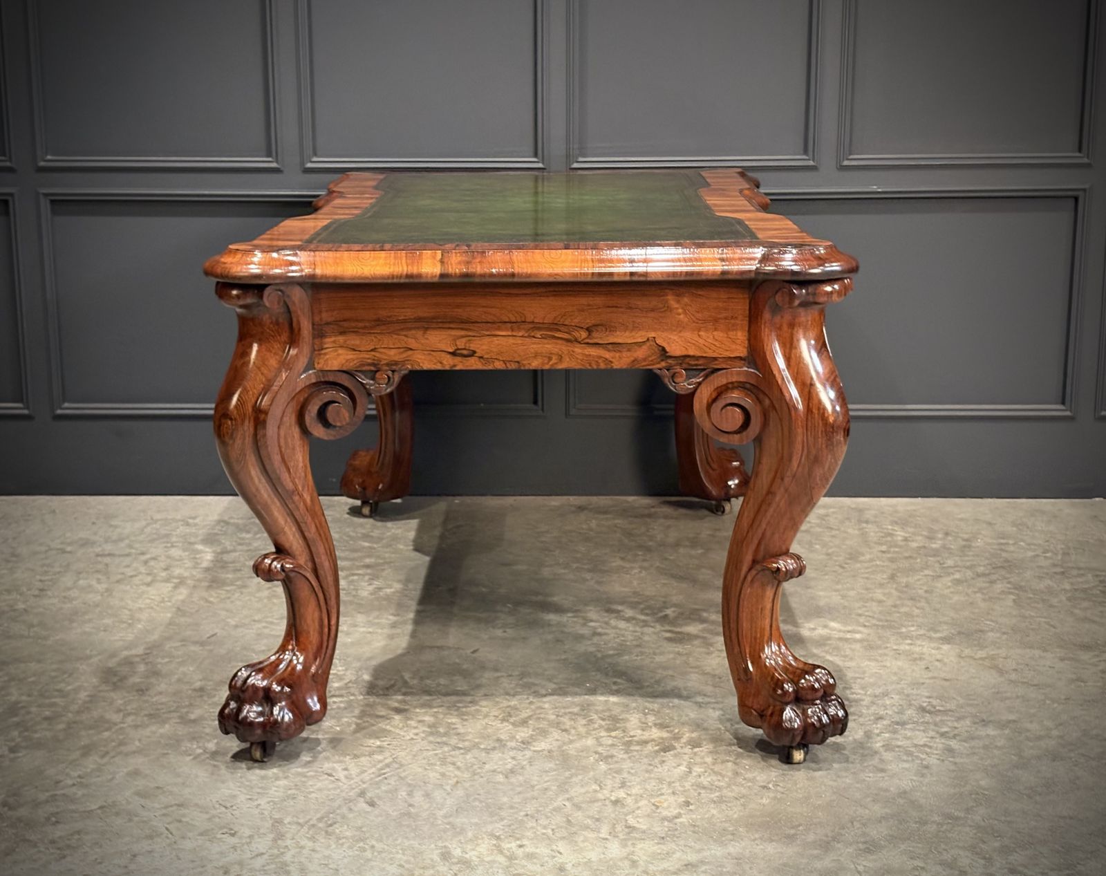Furniture Magnificent William IV Rosewood Partners Writing Table photo