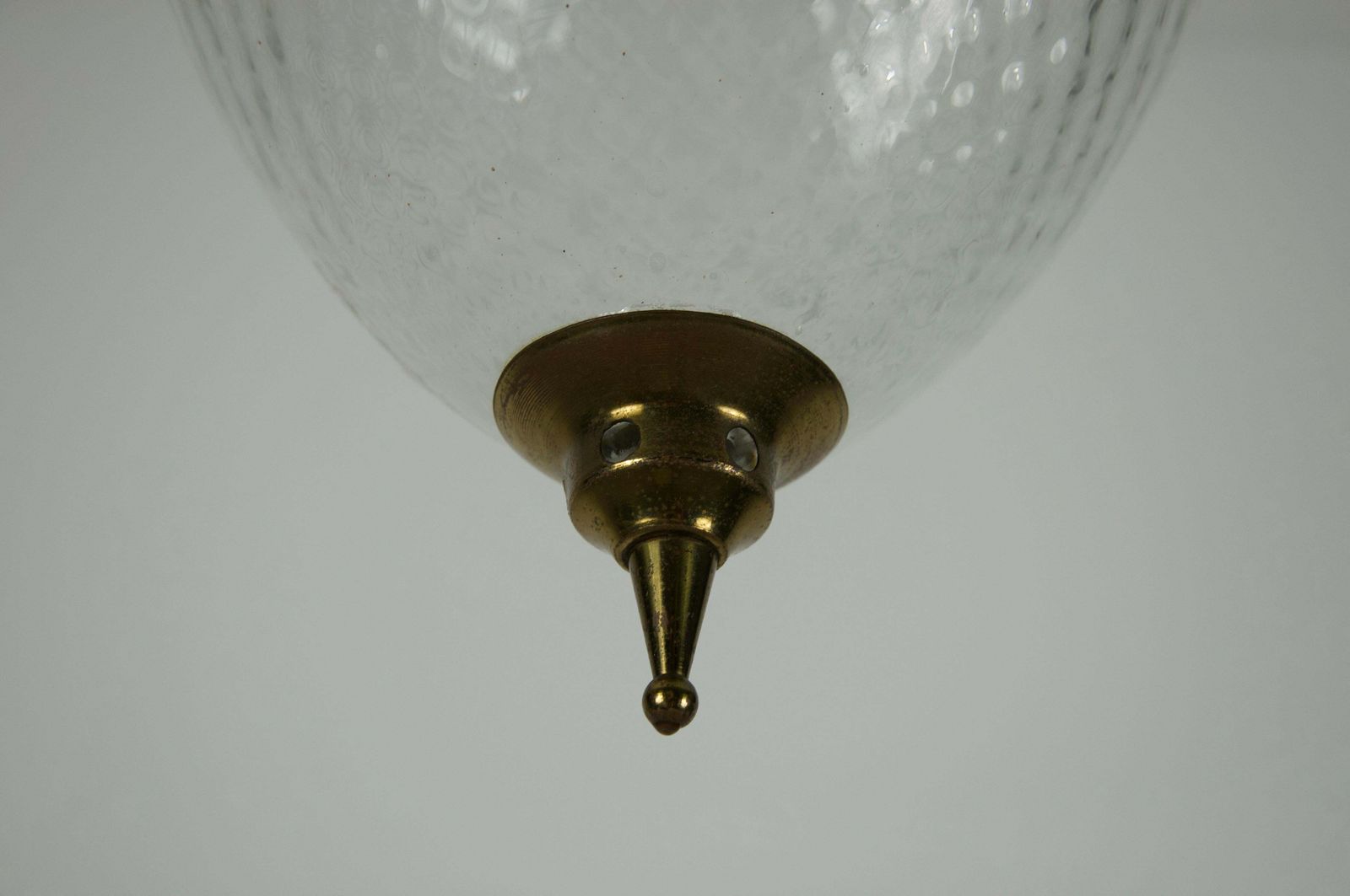 photo buy Brass And Glass Mid Century Pendant Lamp, 1960s, Italy
