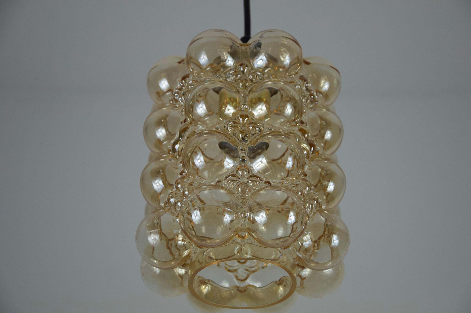 Bubble Glass Pendant Lamp By Helena Tynell For Glashütte Limburg, 1960s photo buy