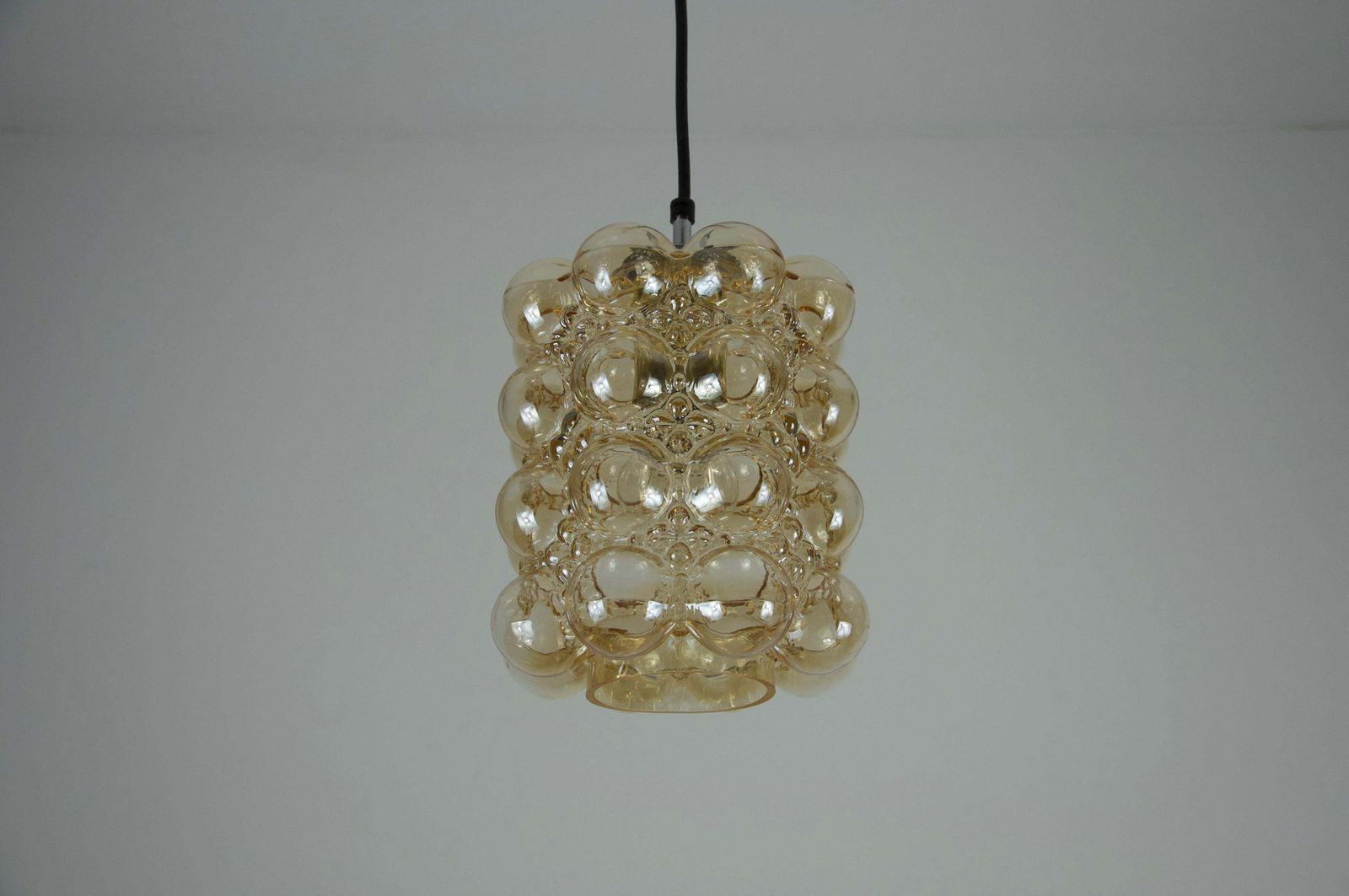 Bubble Glass Pendant Lamp By Helena Tynell For Glashütte Limburg, 1960s photo vintage