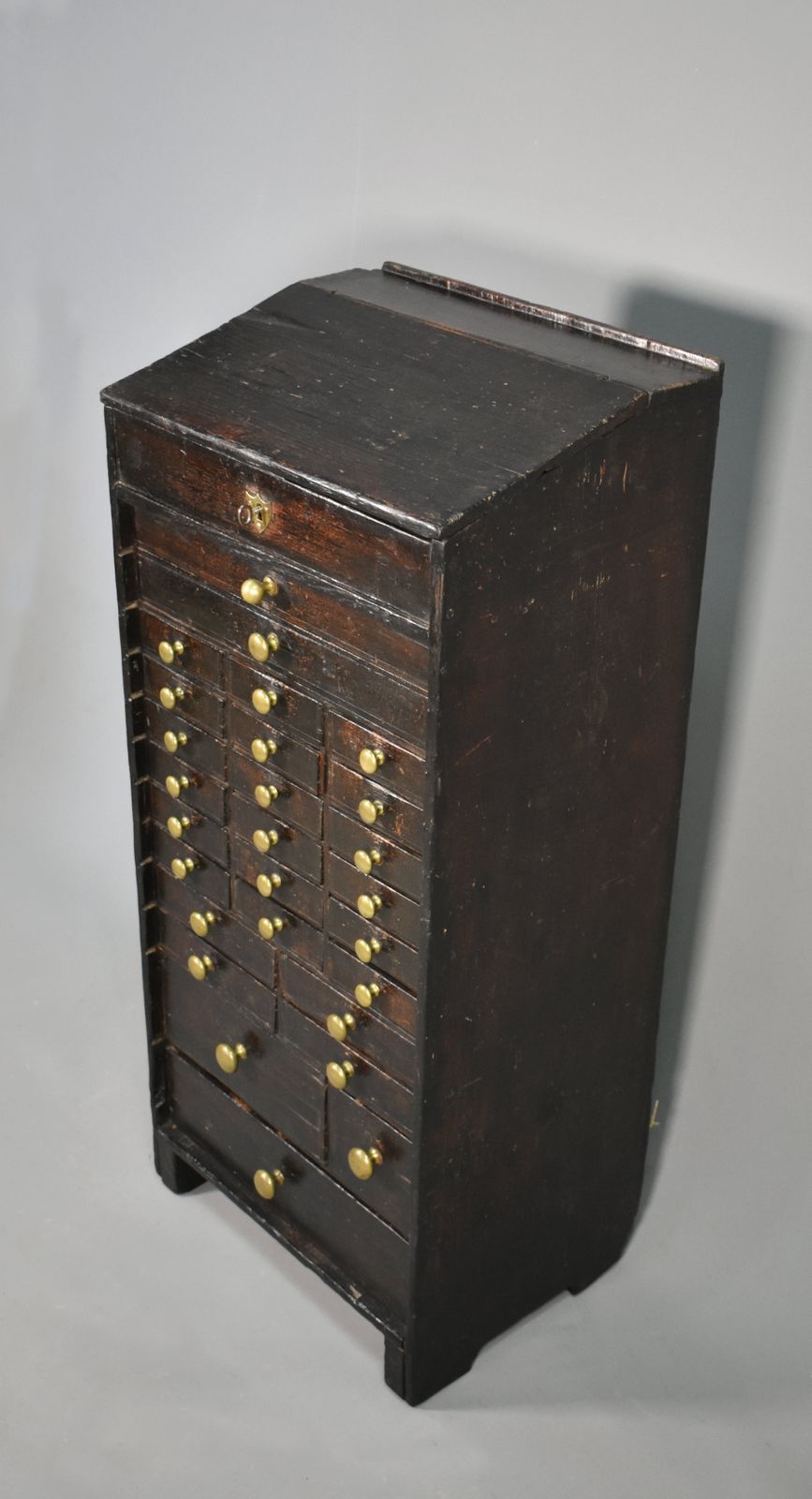 French Antique Horologist's Storage Cabinet photo vinterior