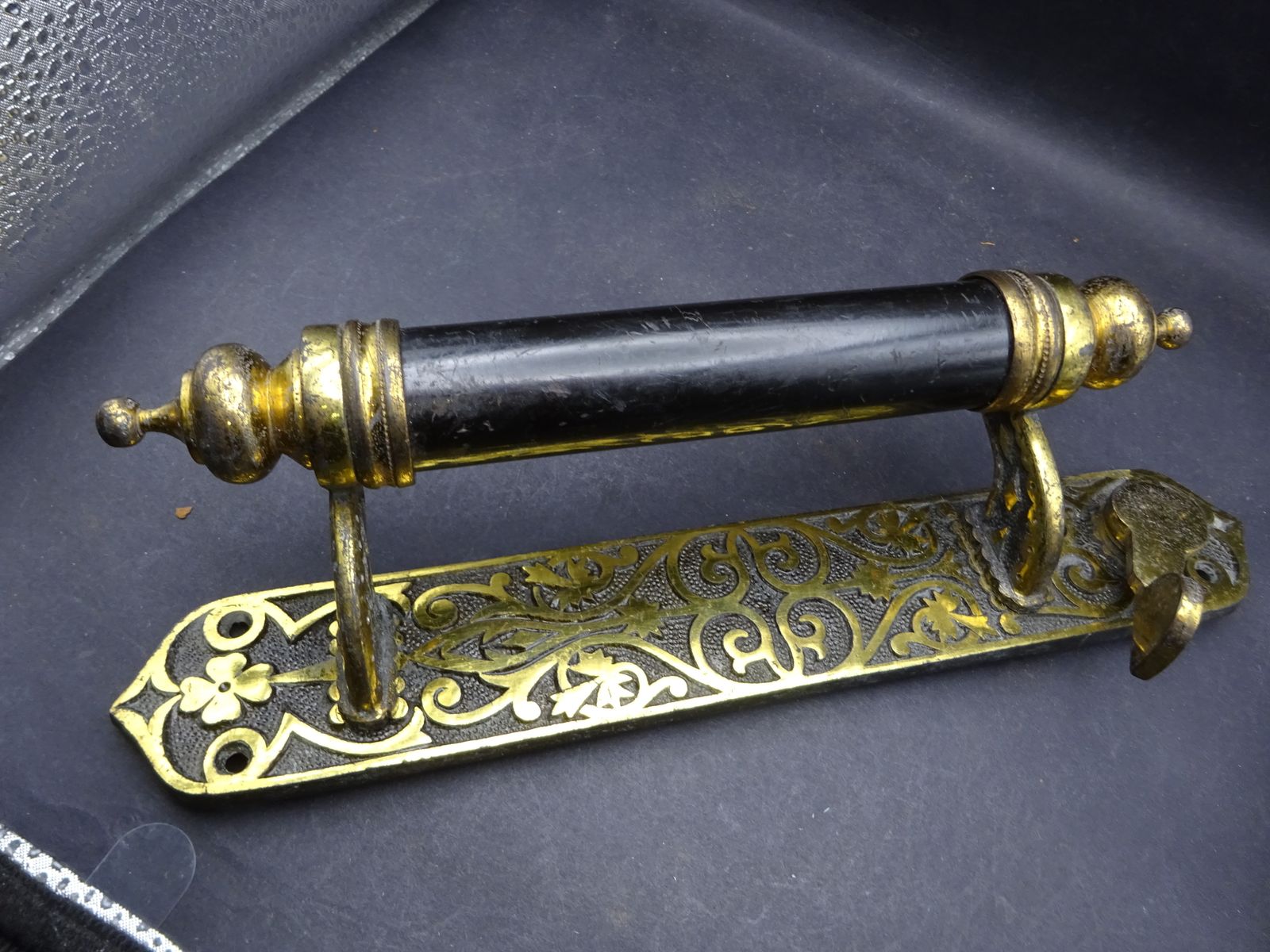 Rare Original Victorian Tube  Door Pull For Latch Late 1800s photo furniture