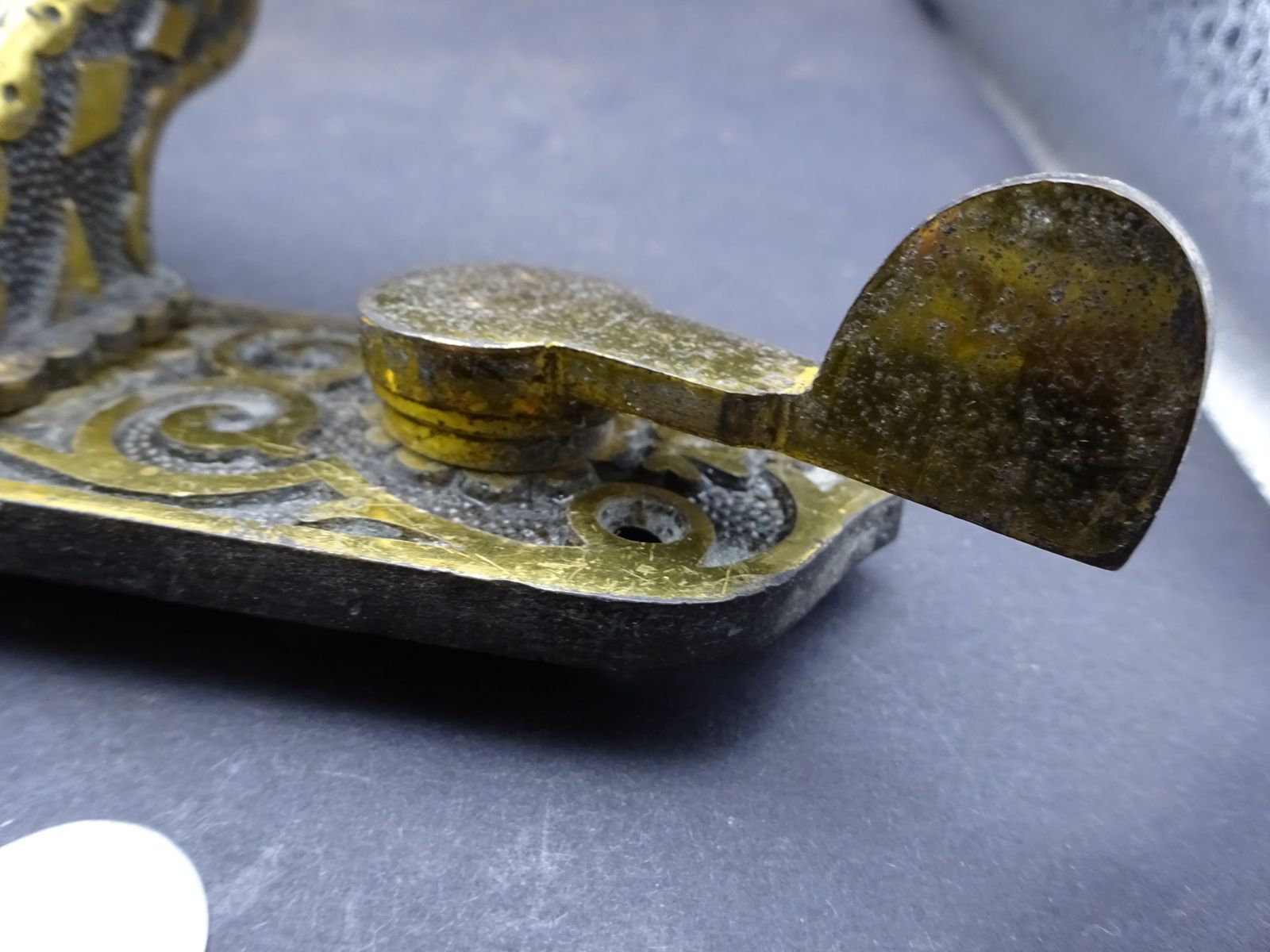 Rare Original Victorian Tube  Door Pull For Latch Late 1800s photo for sale