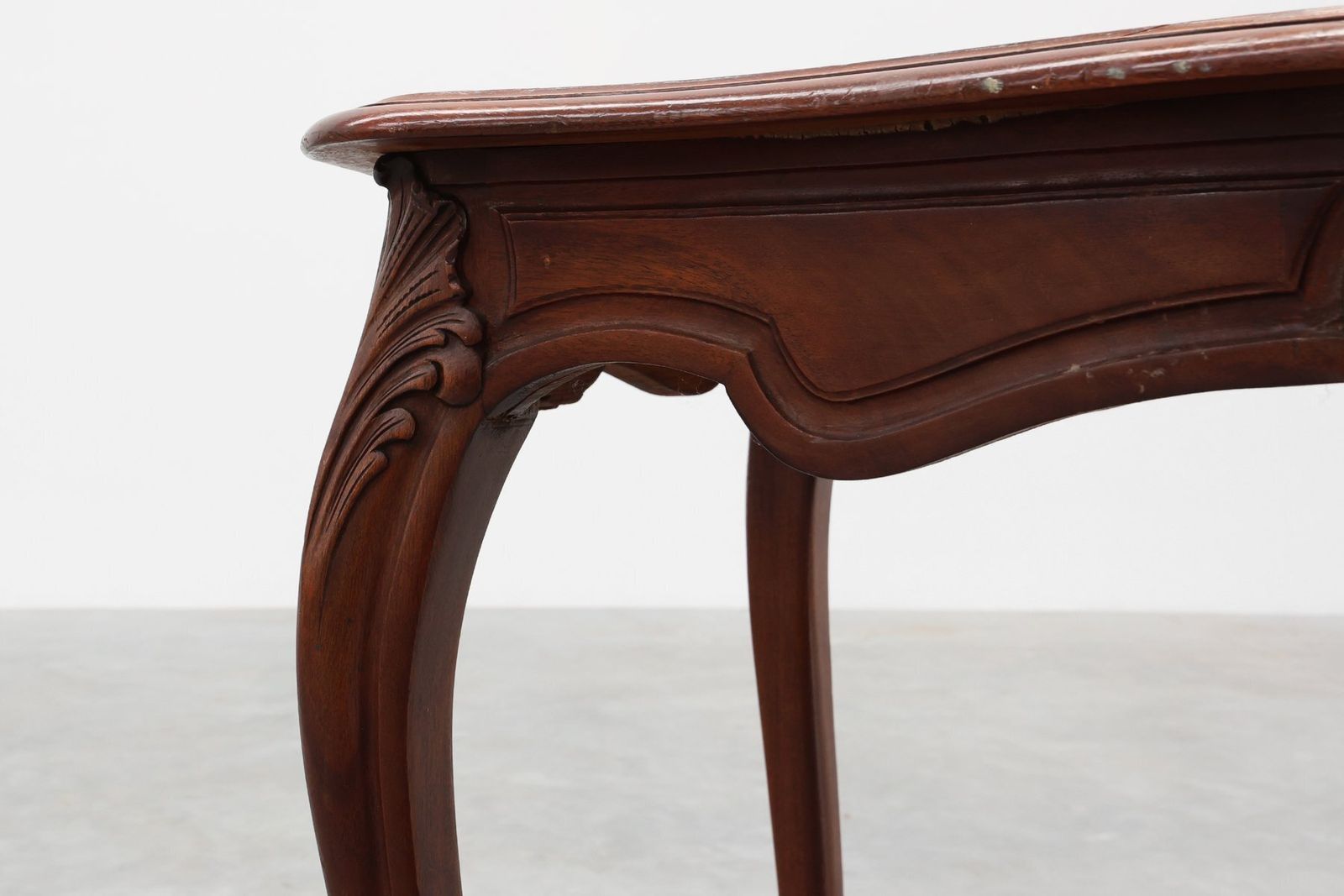Antique Louis XV Carved Side Table, France, 1900s photo for sale