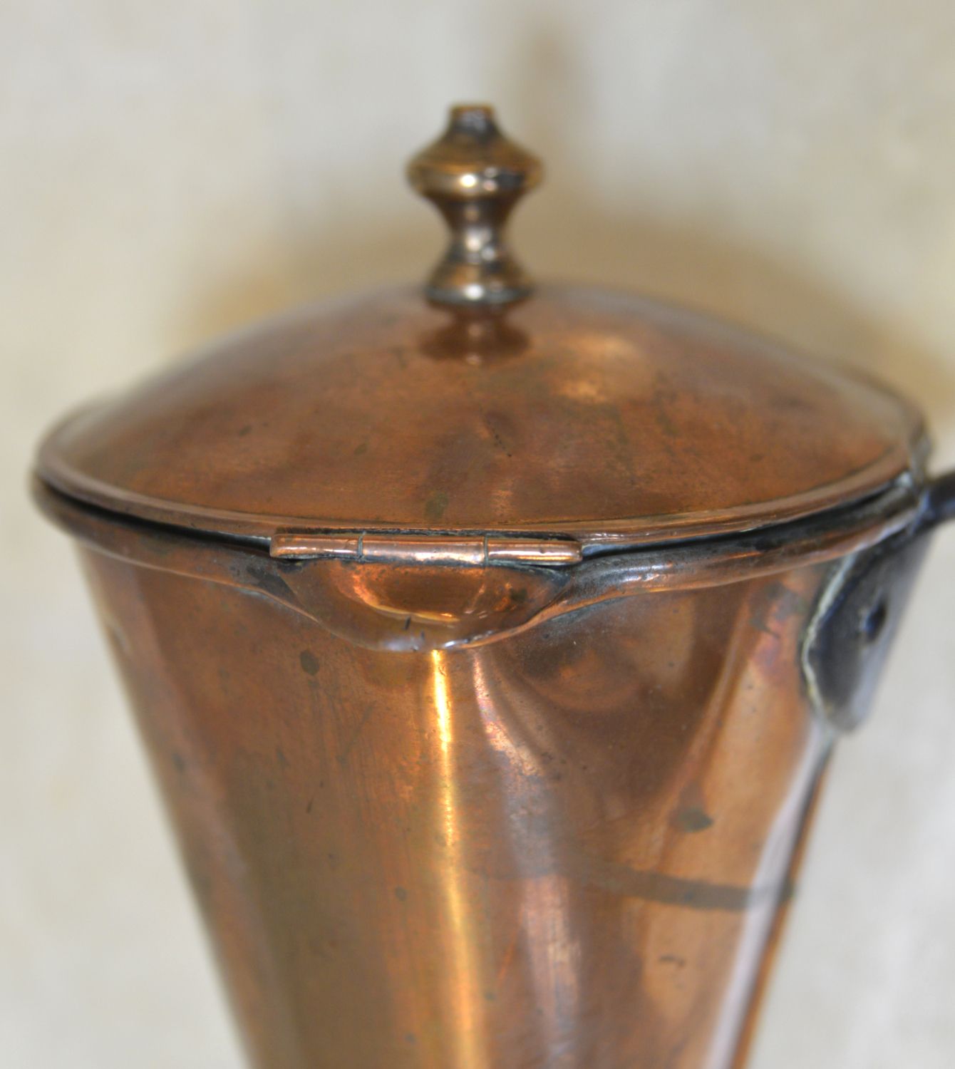 Victorian Fireside Kitchen Cone Copper Ale Warmer Cider Muller 19thc English photo 295.0