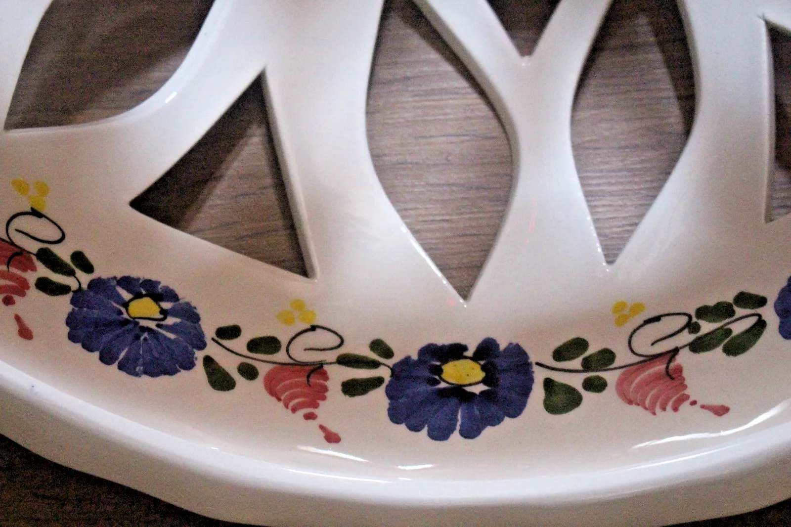 Vintage Porcelain Caramic Ceiling Lamp Floral Hand Painted Light Chandelier photo buy