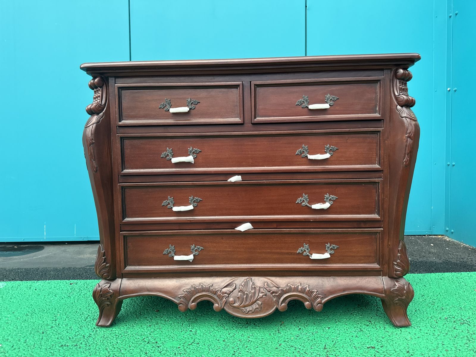 Brand New Masterpiece Raphael Handcrafted French Antique Style Chest Of Drawers – Rrp £870 photo vintage