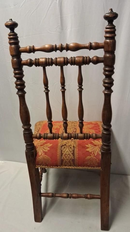 Antique Childs Chair In Prie Dieu Prayer Chair Style photo for sale