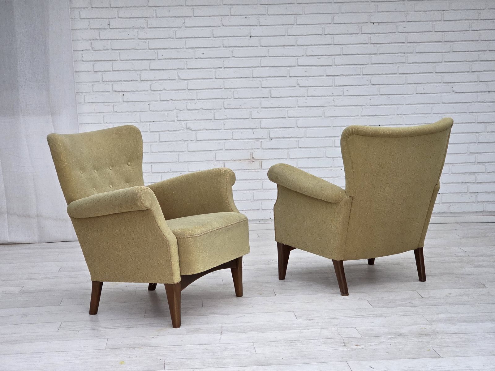 1960s, Danish Armchair By Fritz Hansen, Series 8000/8020, Original Condition. photo vintage
