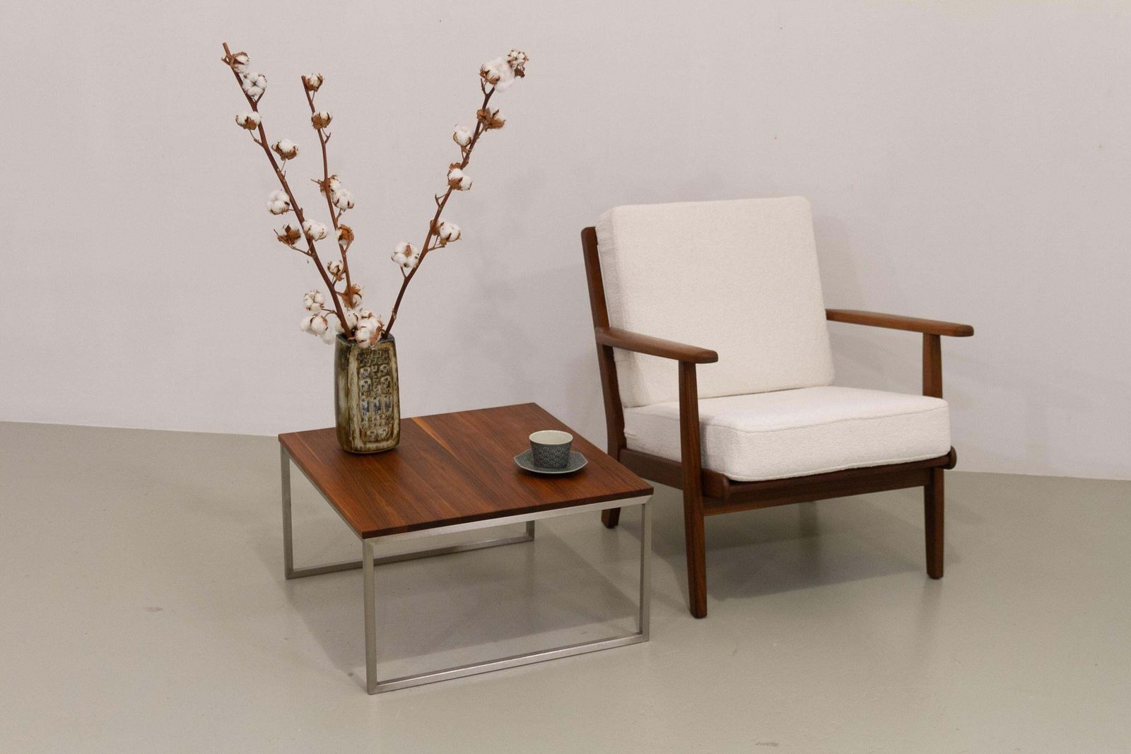 Large Danish Stoneware Vase By Jørgen Mogensen For Royal Copenhagen, 1970s. photo furniture