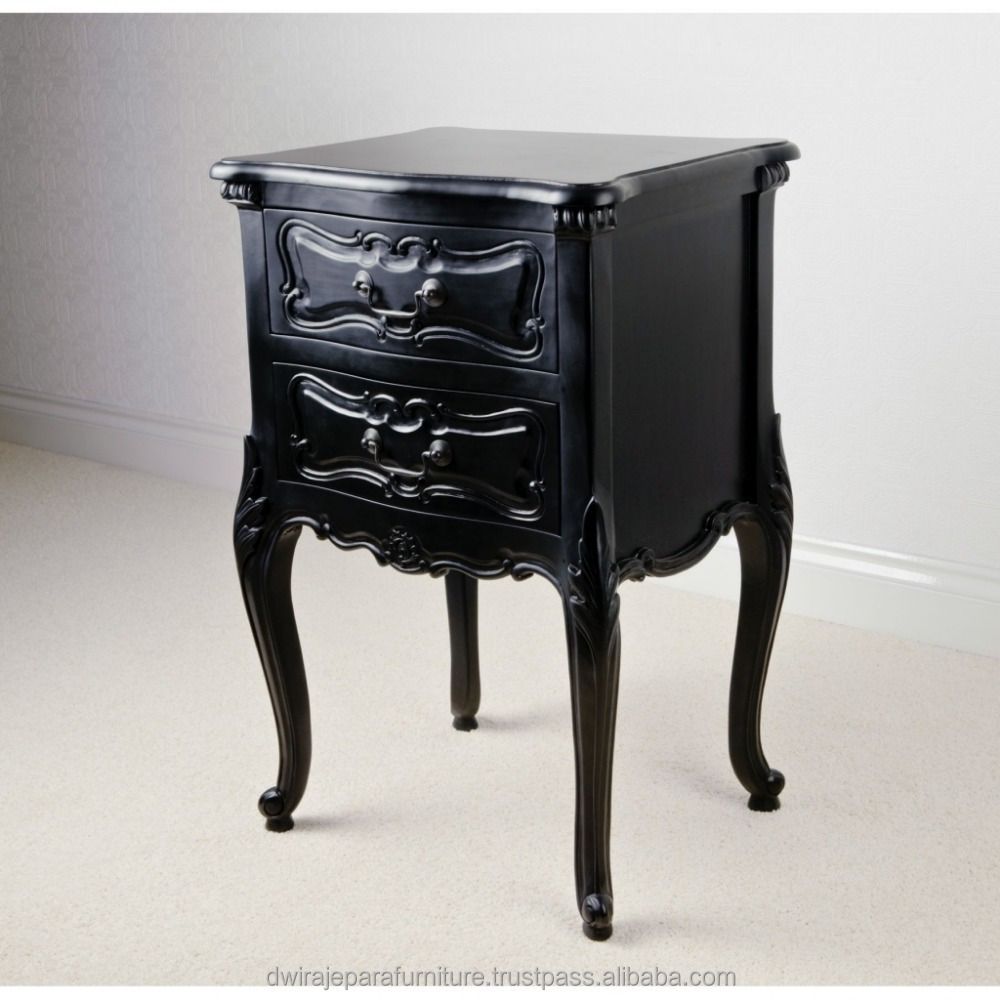Brand New Marvellous La Rochelle French Antique Style 2 Draw Bedside Table –  Rrp £320 photo furniture